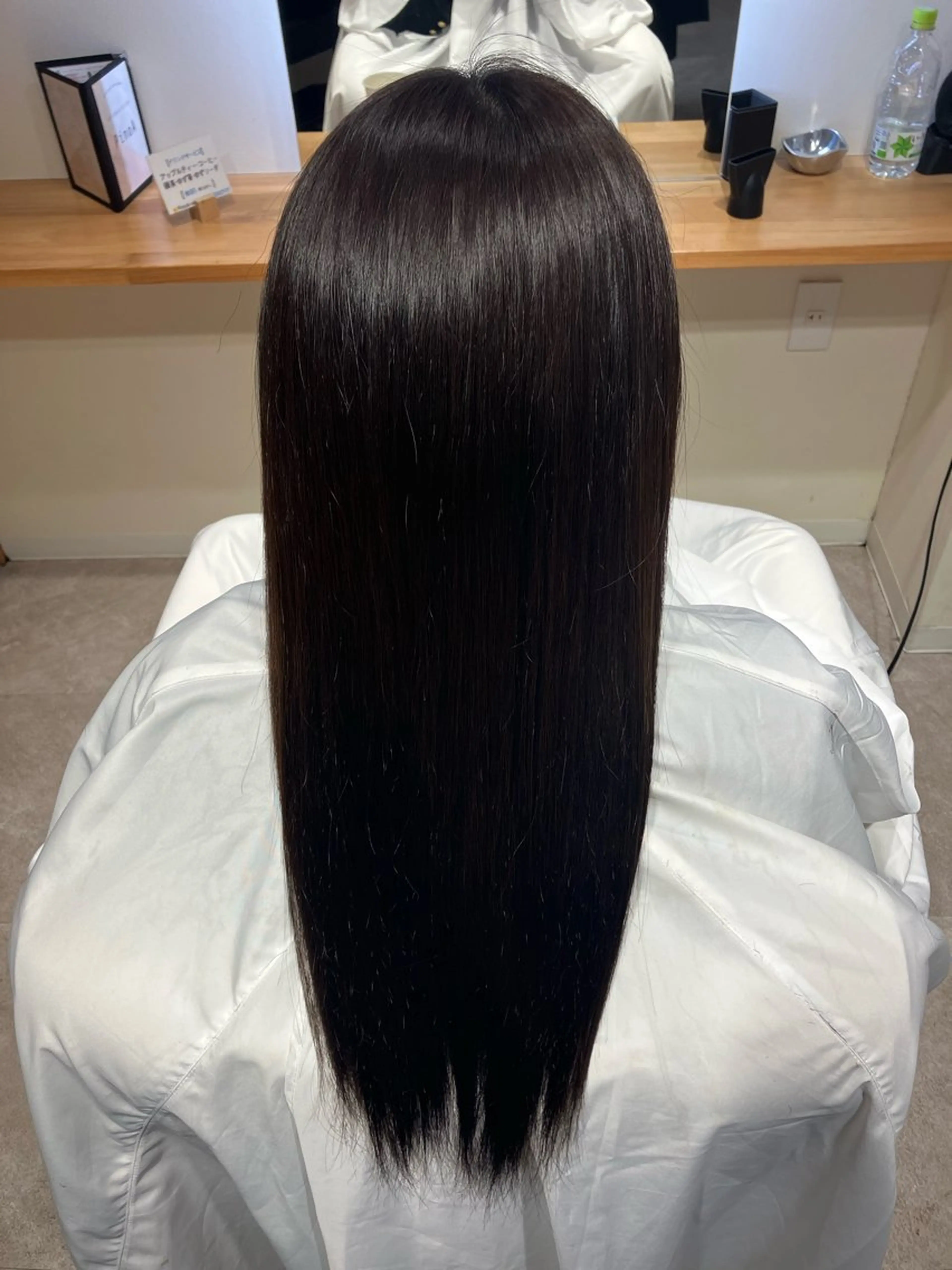 ✨髪質改善✨資生堂サブリミック酸熱トリートメント＋オーガニックカラー＋✂︎微調整カット✂︎（シャンプーブロー込）の写真