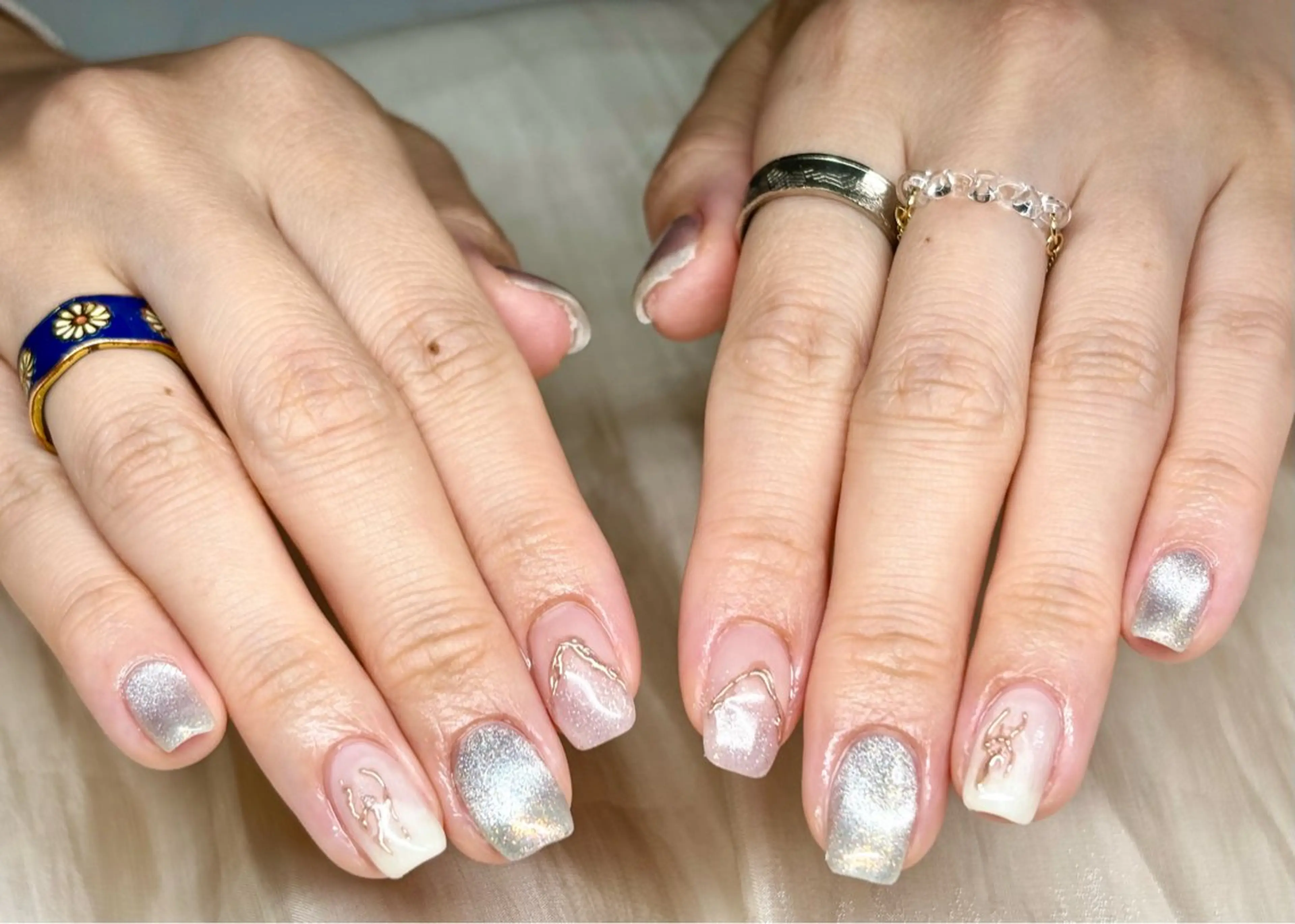 ネイル ニュアンスネイル シンプルネイル N.KIRARI hanaのネイルデザイン