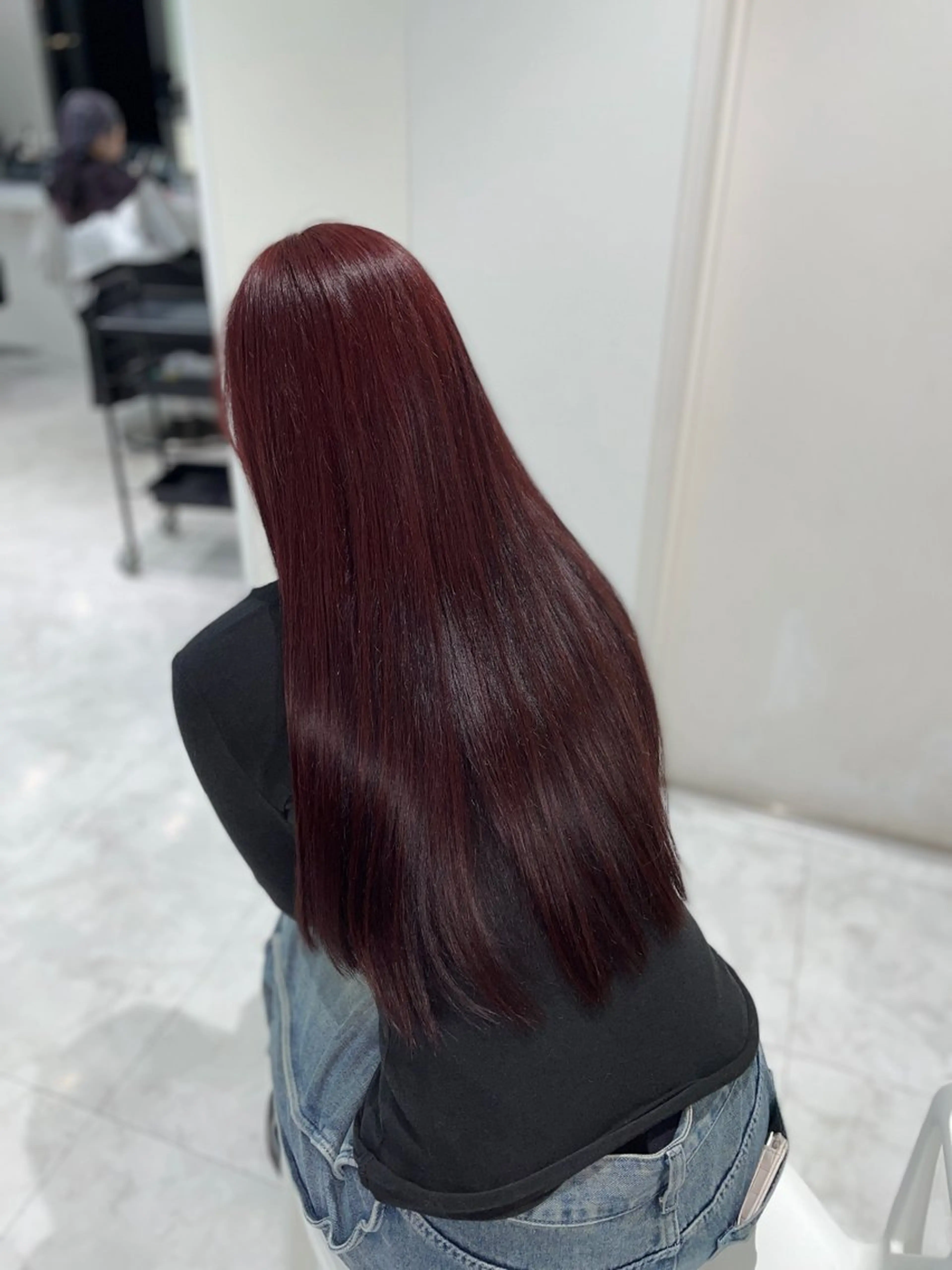 ロング カラー ヘアカラー ♥️うる艶暖色 銀座♥️mioのヘアスタイル