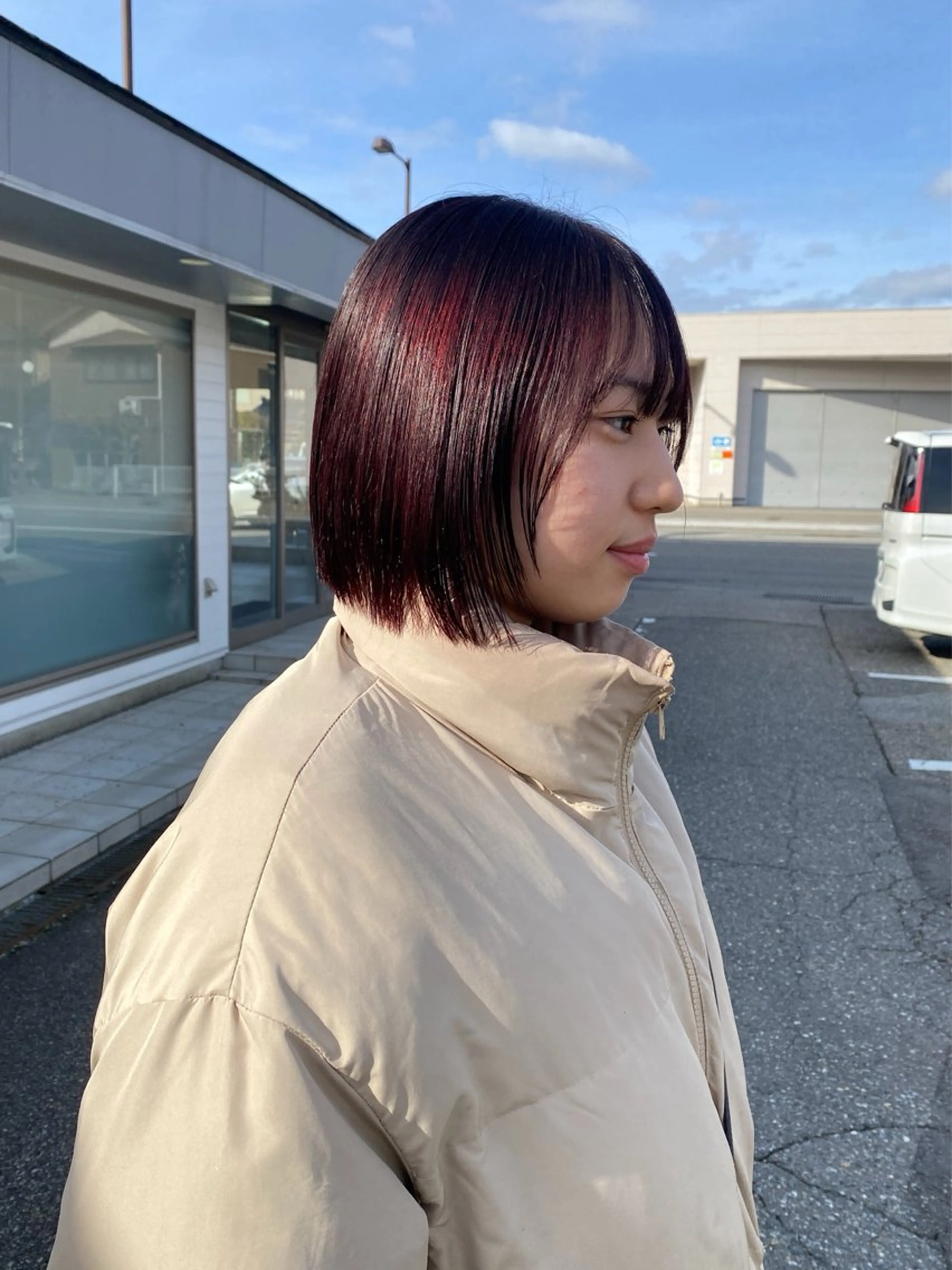 ミディアム カラー hair&beauty RENO直江店所属・大友 千春のヘアスタイル