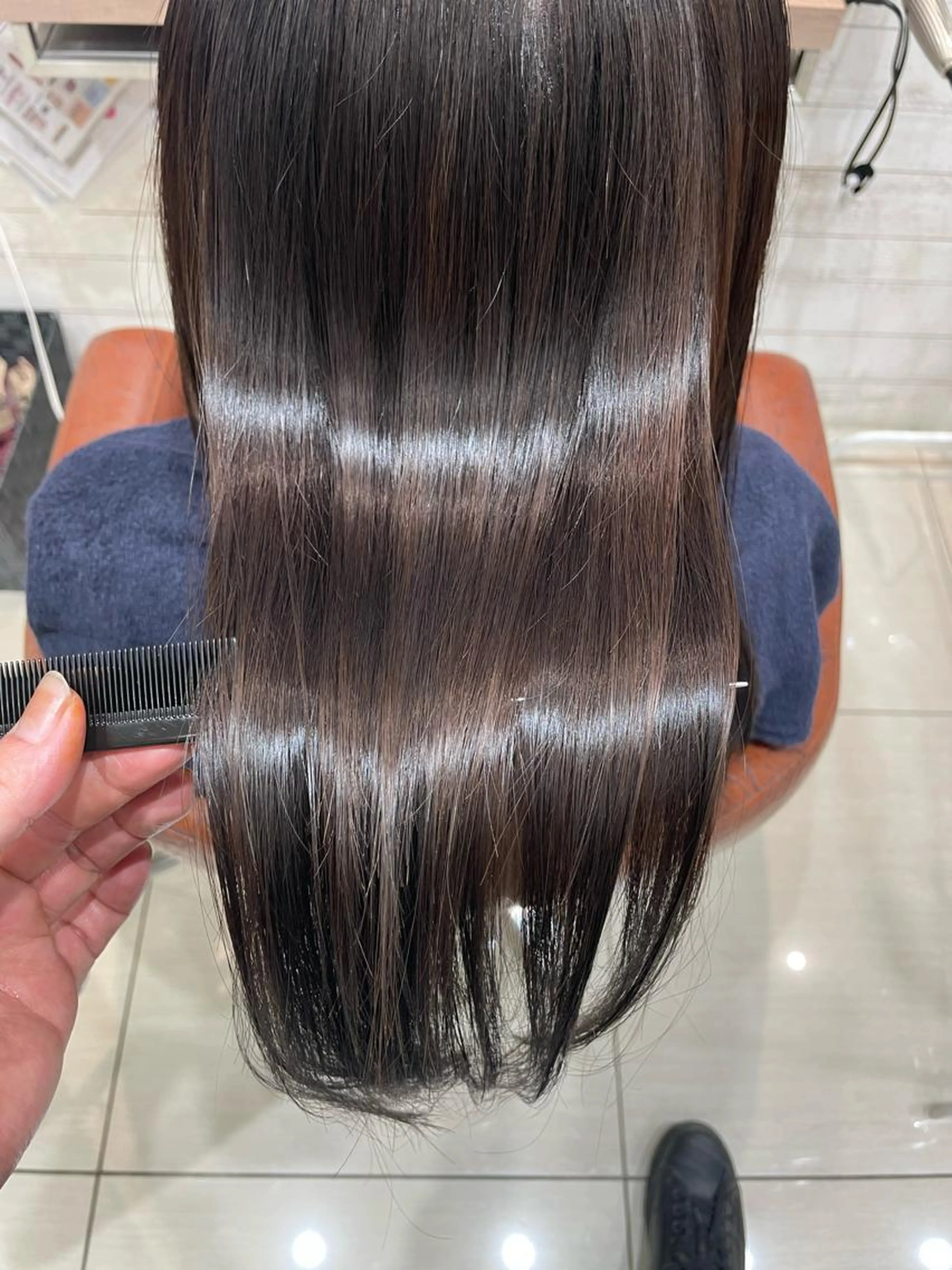 🌟簡単トリートメント込み🌟❣️プレミアム髪質改善縮毛矯正＋カット＋トリートメント❣️¥16500の写真