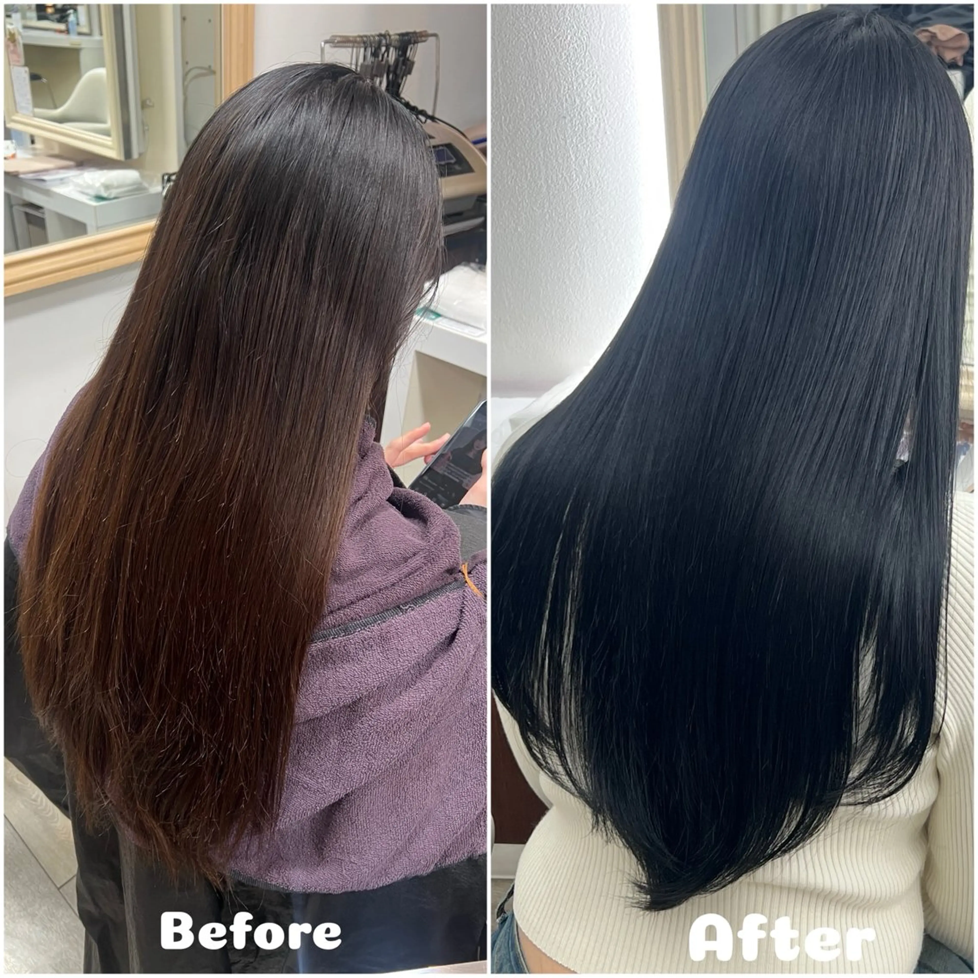 【12月限定🎄】カット➕髪質改善カラー➕艶トリートメント⛄️の写真