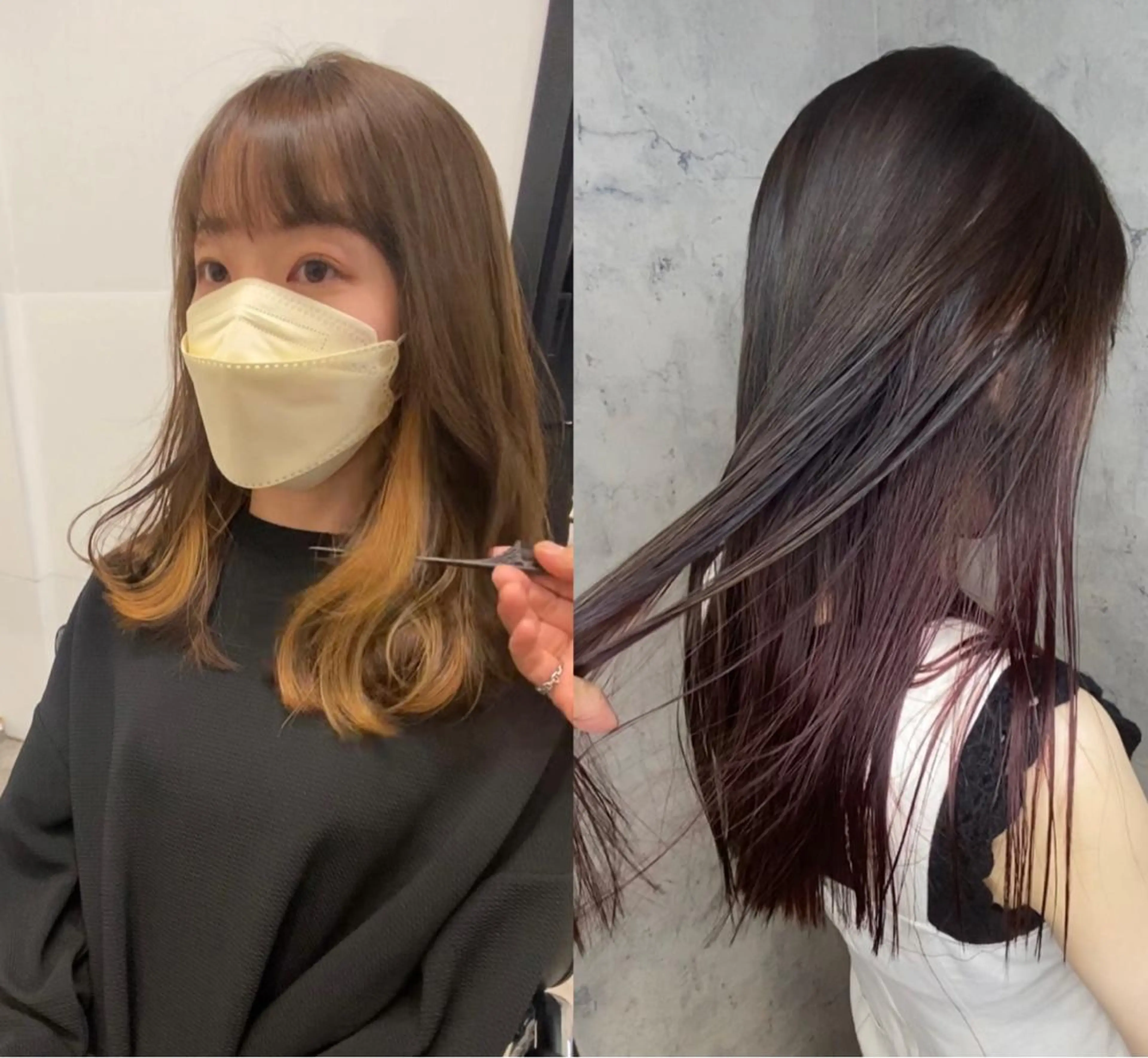 カラー インナーカラー 髪質改善/縮毛矯正 /naokiのヘアスタイル