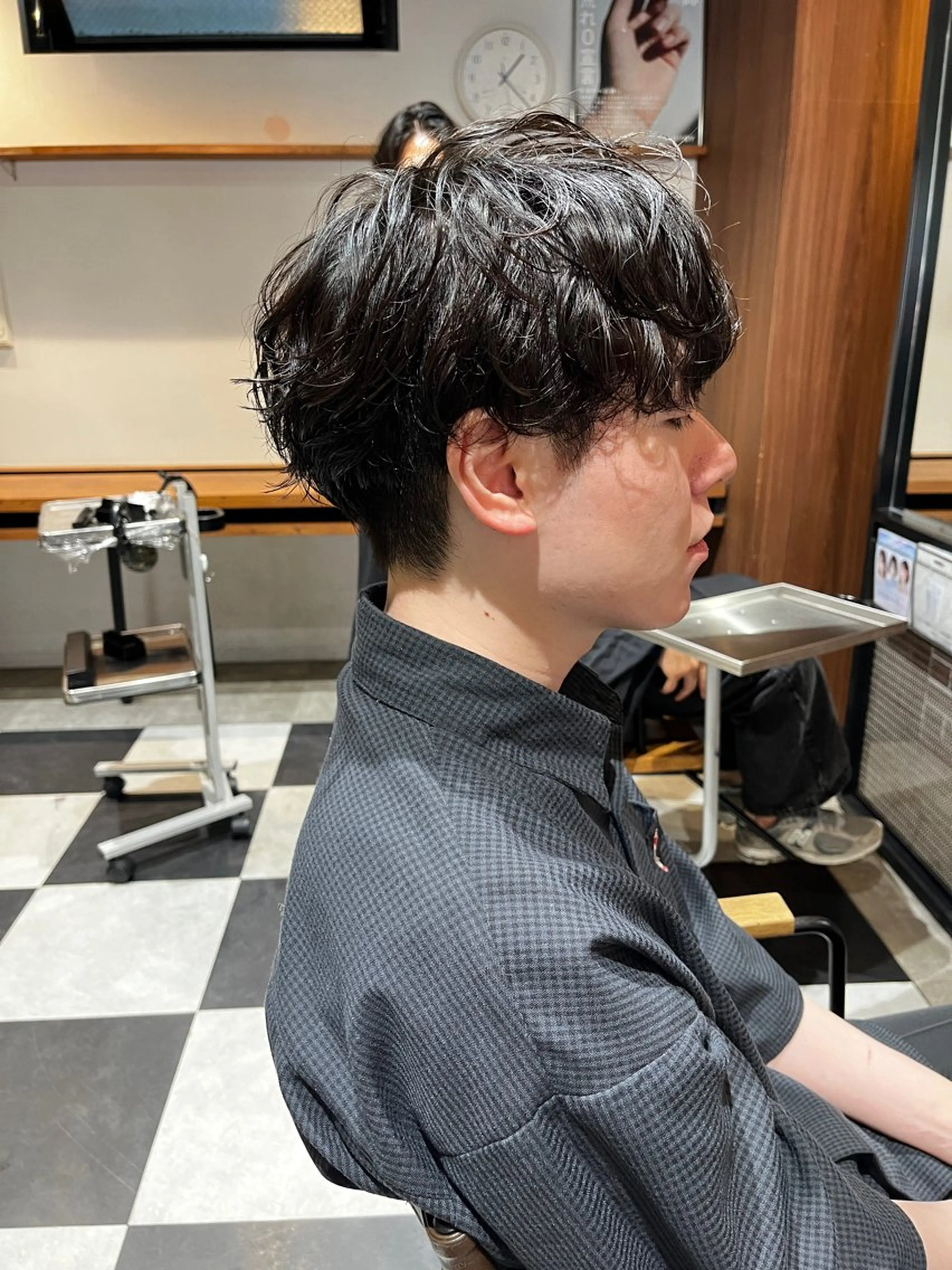 ショート パーマ メンズ カット パーマ 🎧メンズパーマ特化 /RUI🎧のヘアスタイル