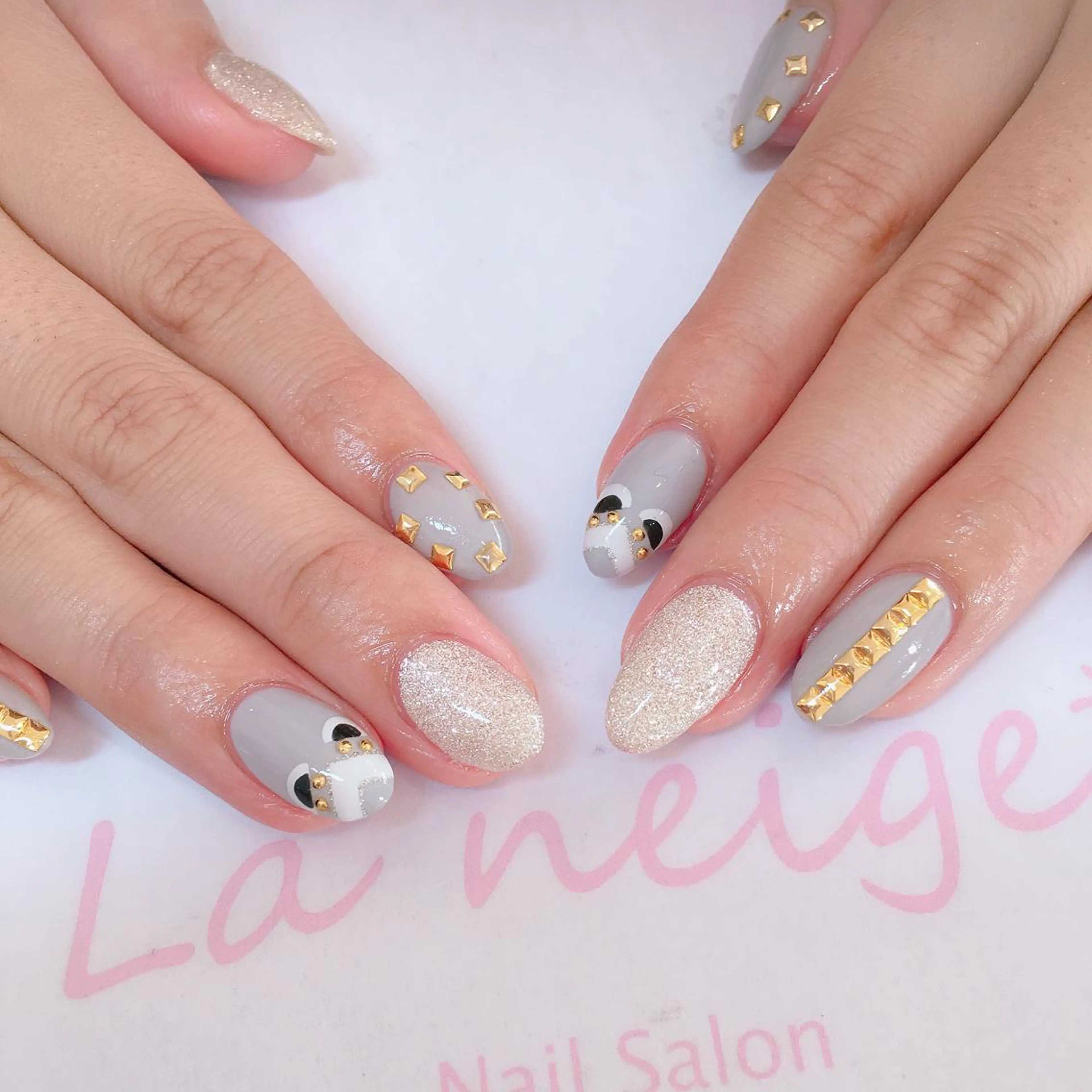 ネイル La neige* yuki 🥯🍑のネイルデザイン