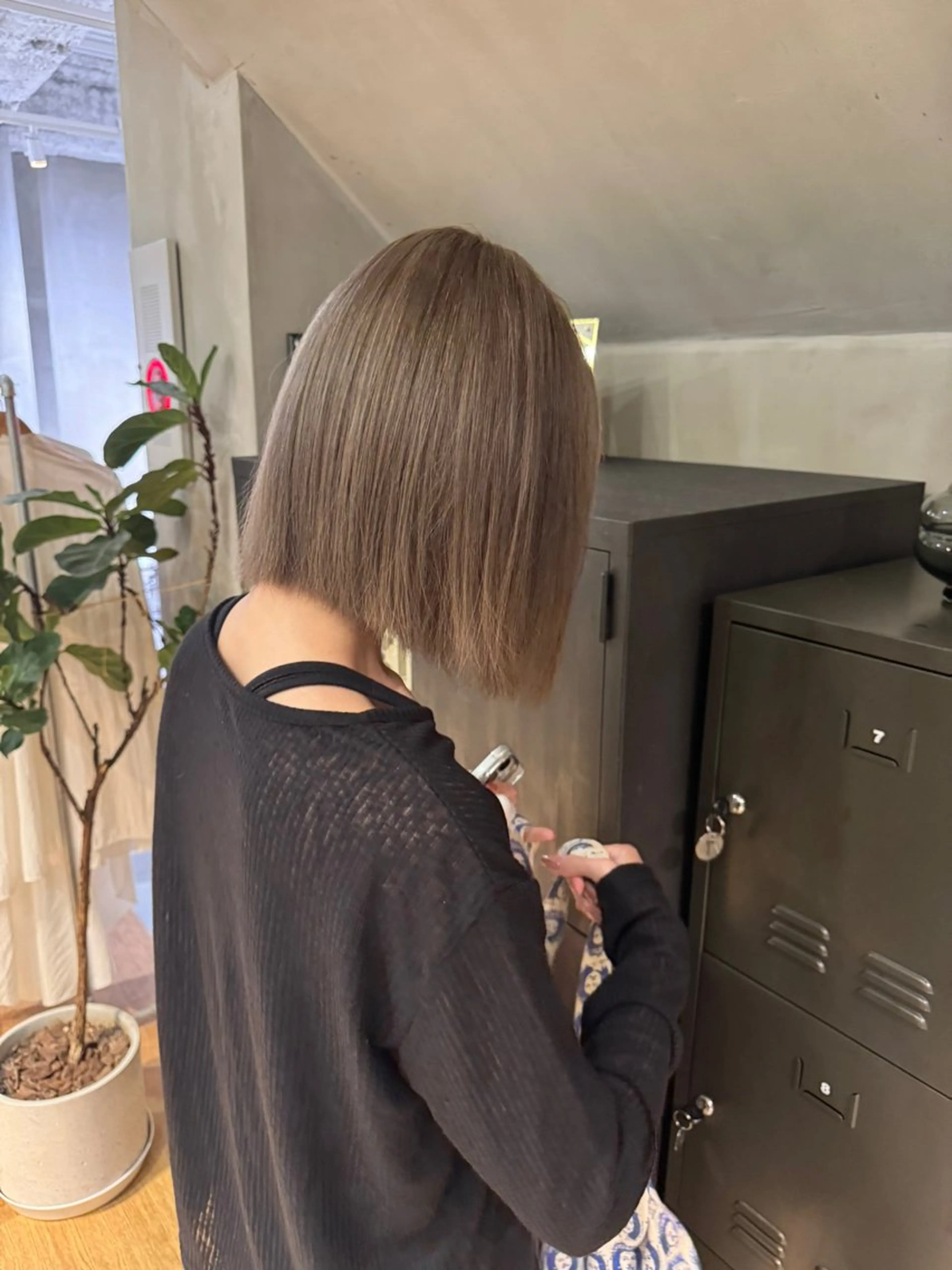 ショート カラー Hina/ハイライト 、パーマモデル募集中のヘアスタイル