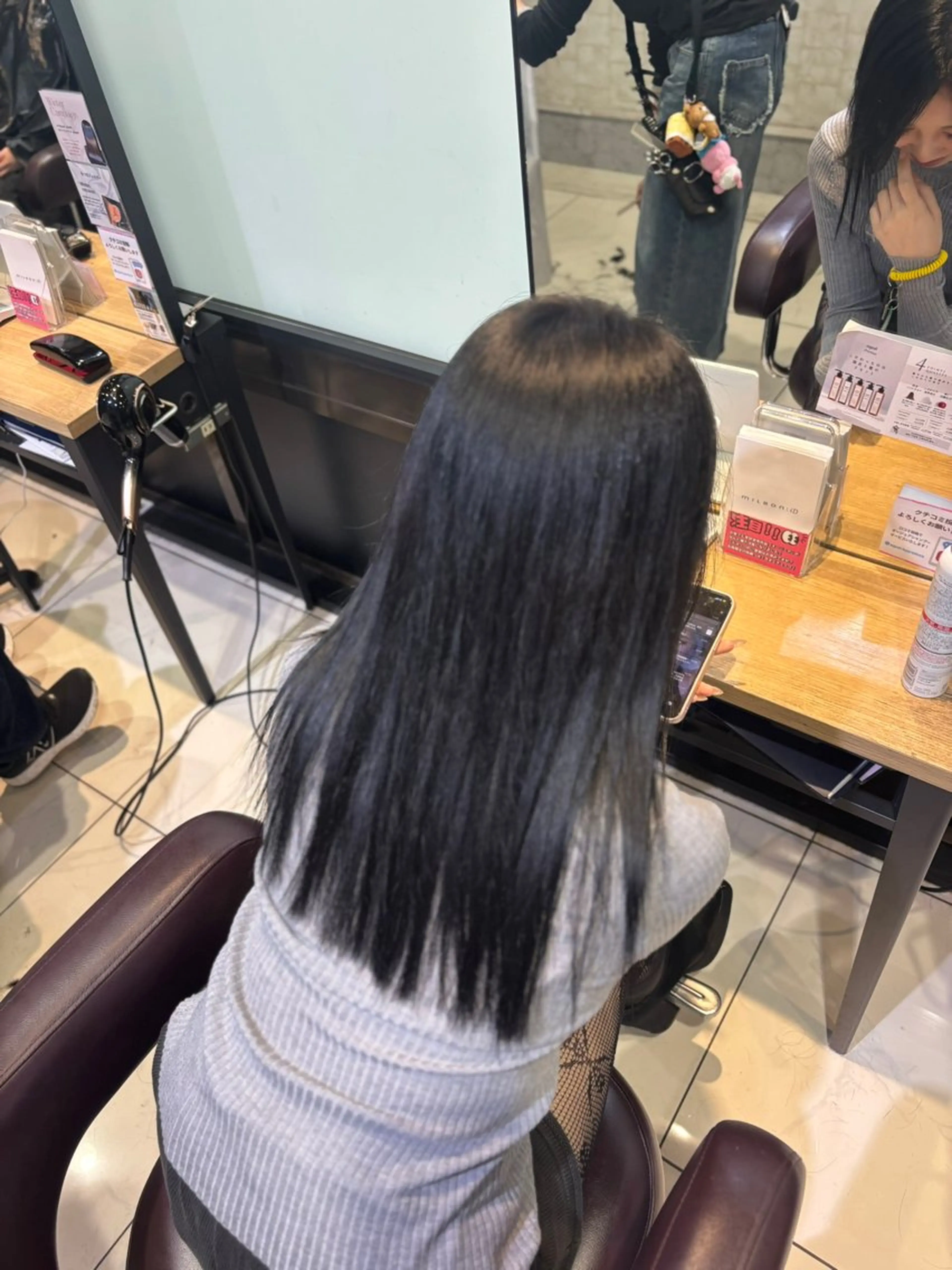 ロング カラー ヘアカラー 髪質改善韓国レイヤー /艶カラー/miyuのヘアスタイル