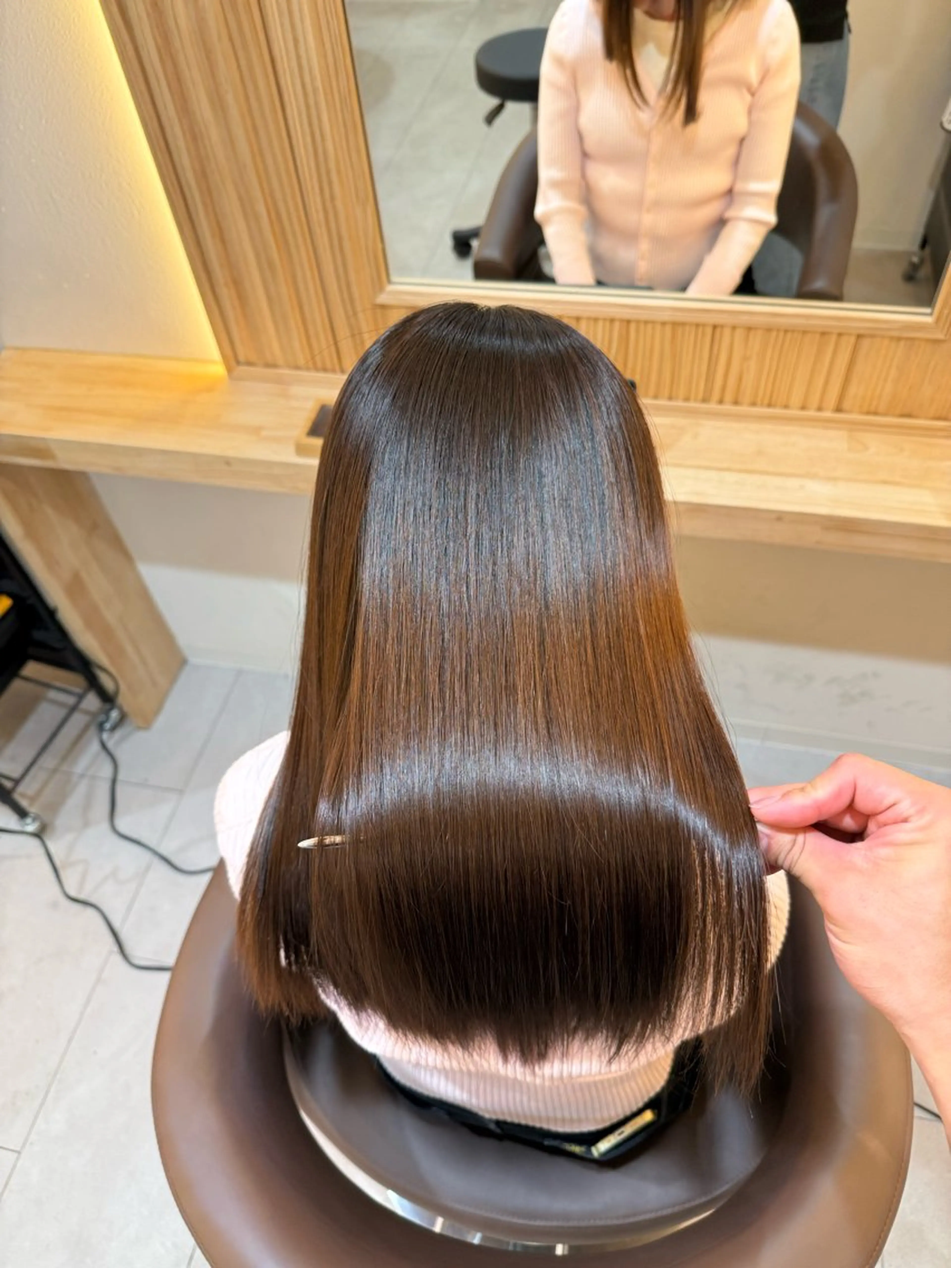 ケアカラーケアトリートメントの写真