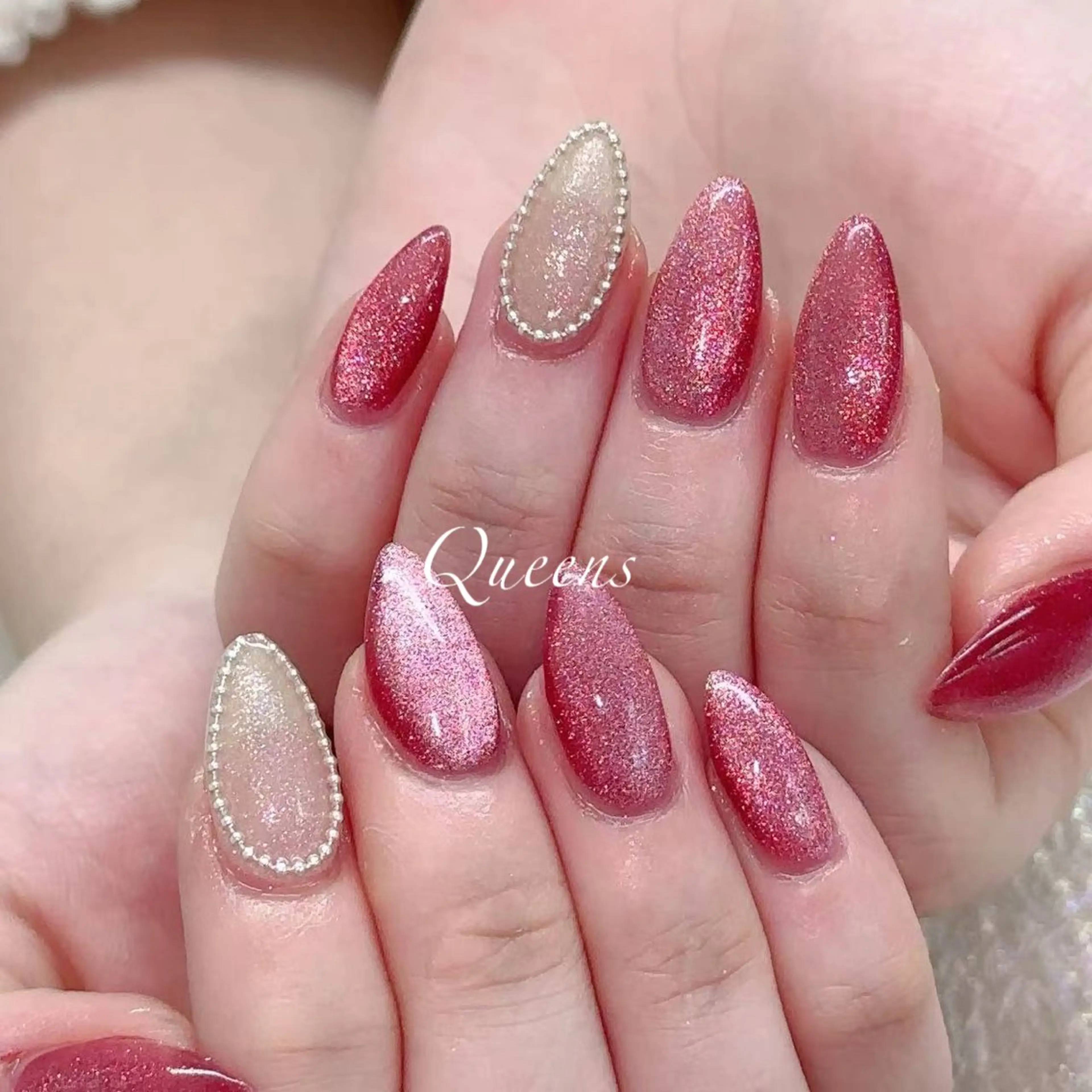 ネイル ハンドネイル Queens マオのネイルデザイン