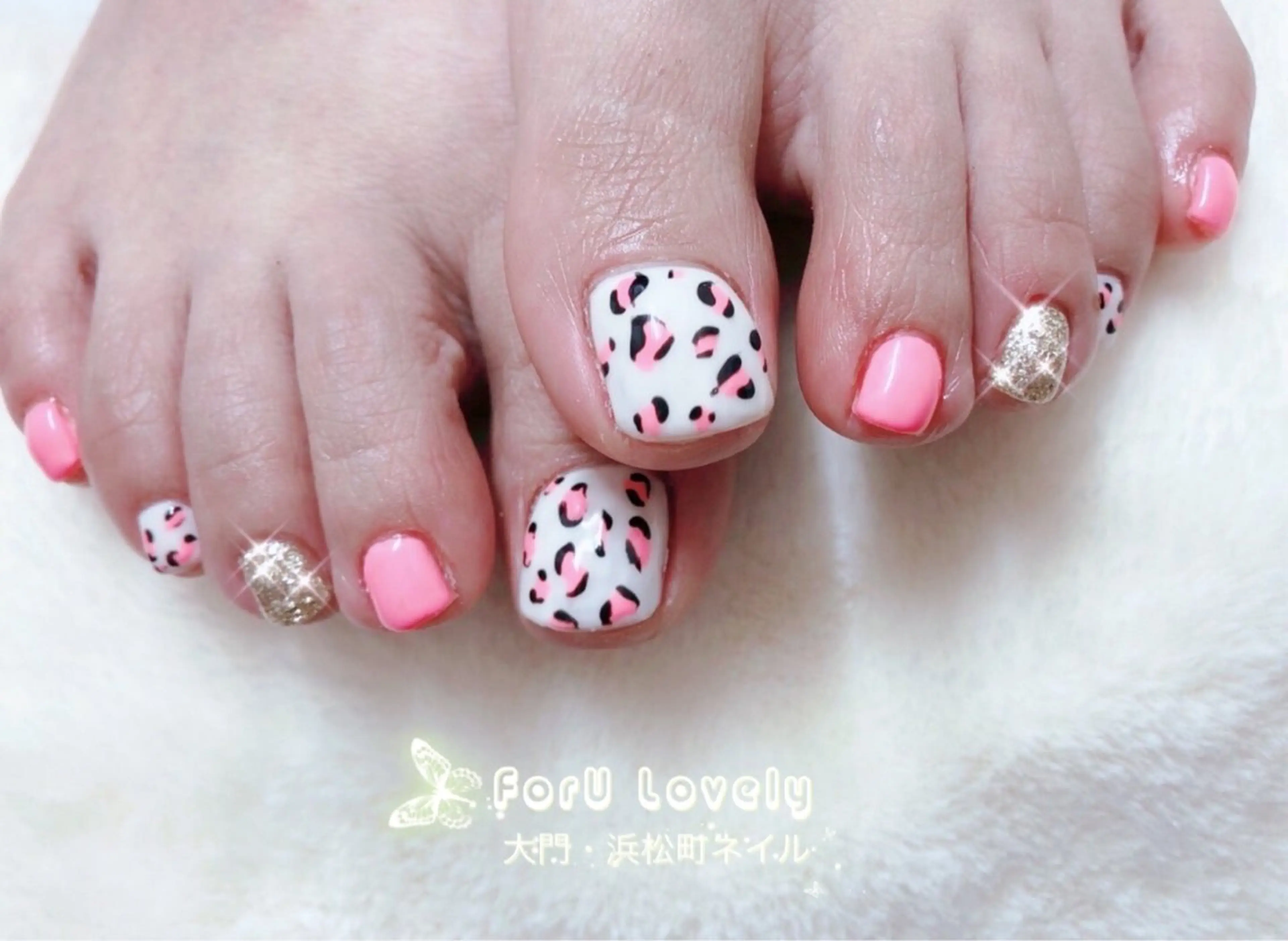 ネイル フットネイル フレンチネイル ジェルネイル ガラスフレンチ 韓国ネイル フットネイル 大門浜松町 ネイルのネイルデザイン