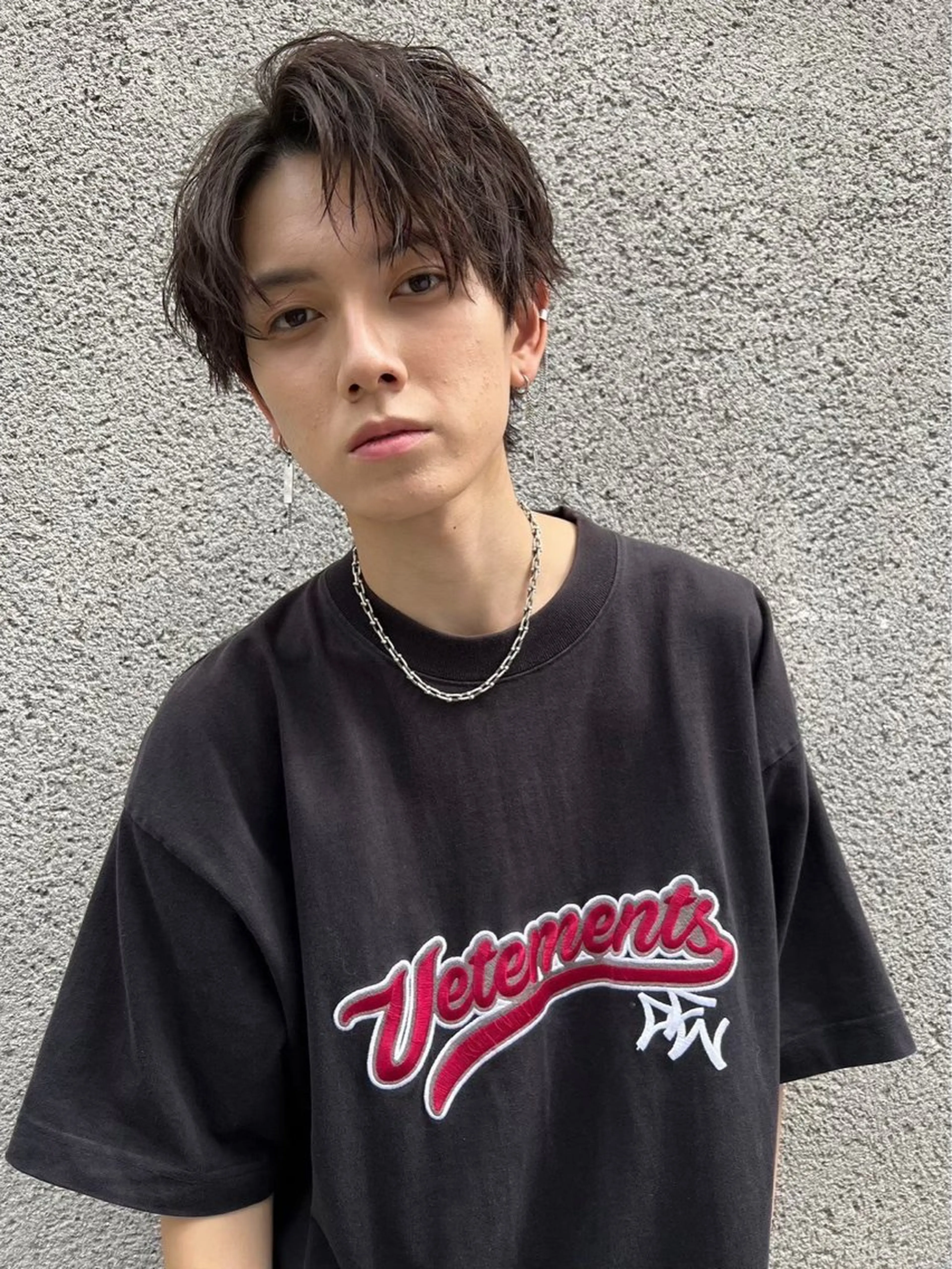 ミディアム パーマ メンズ 🔥メンズ特化🔥 藍斗のヘアスタイル