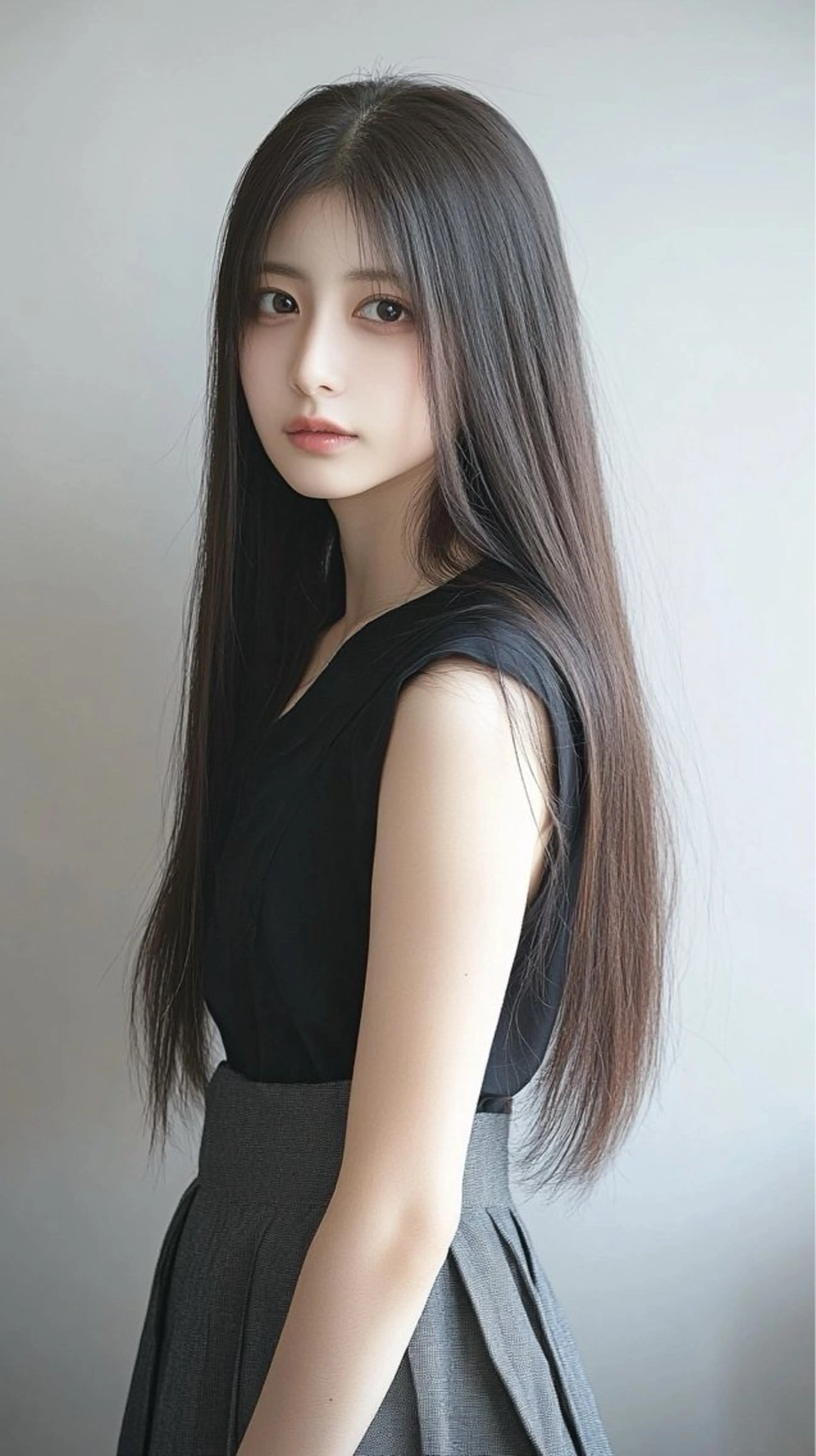 ロング NANAMI/海外風 レイヤー/ボブのヘアスタイル