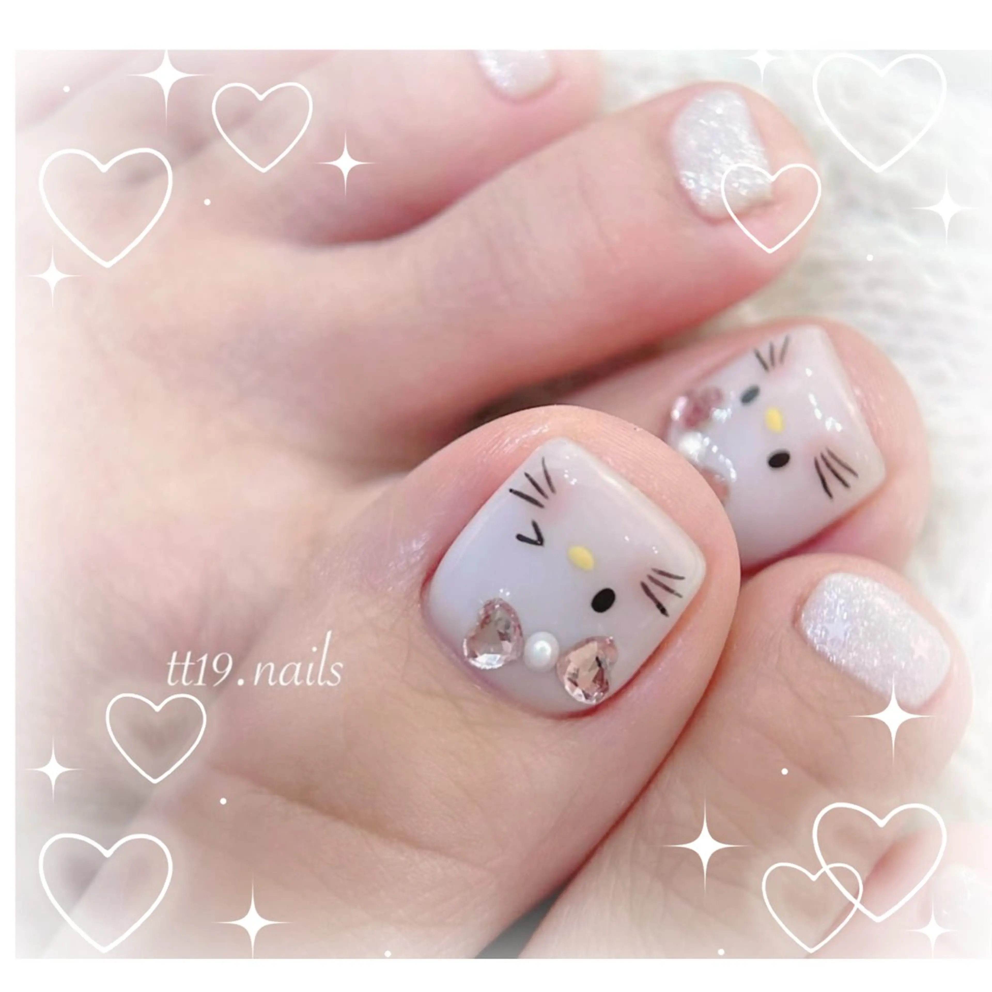 ネイル フットネイル yinnailsalon所属・yin nailのネイルデザイン