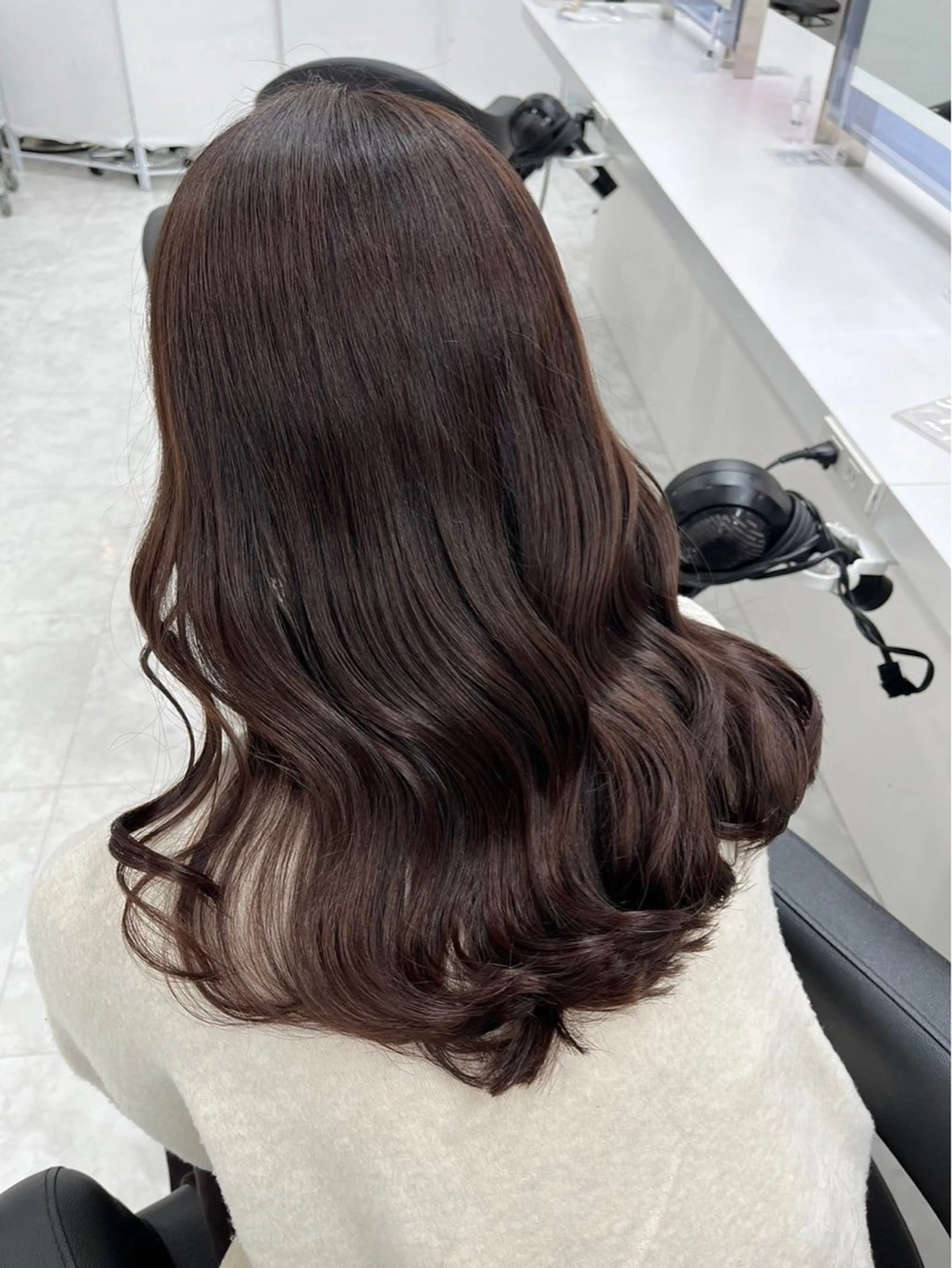 ロング カラー ♥️うる艶暖色 銀座♥️mioのヘアスタイル