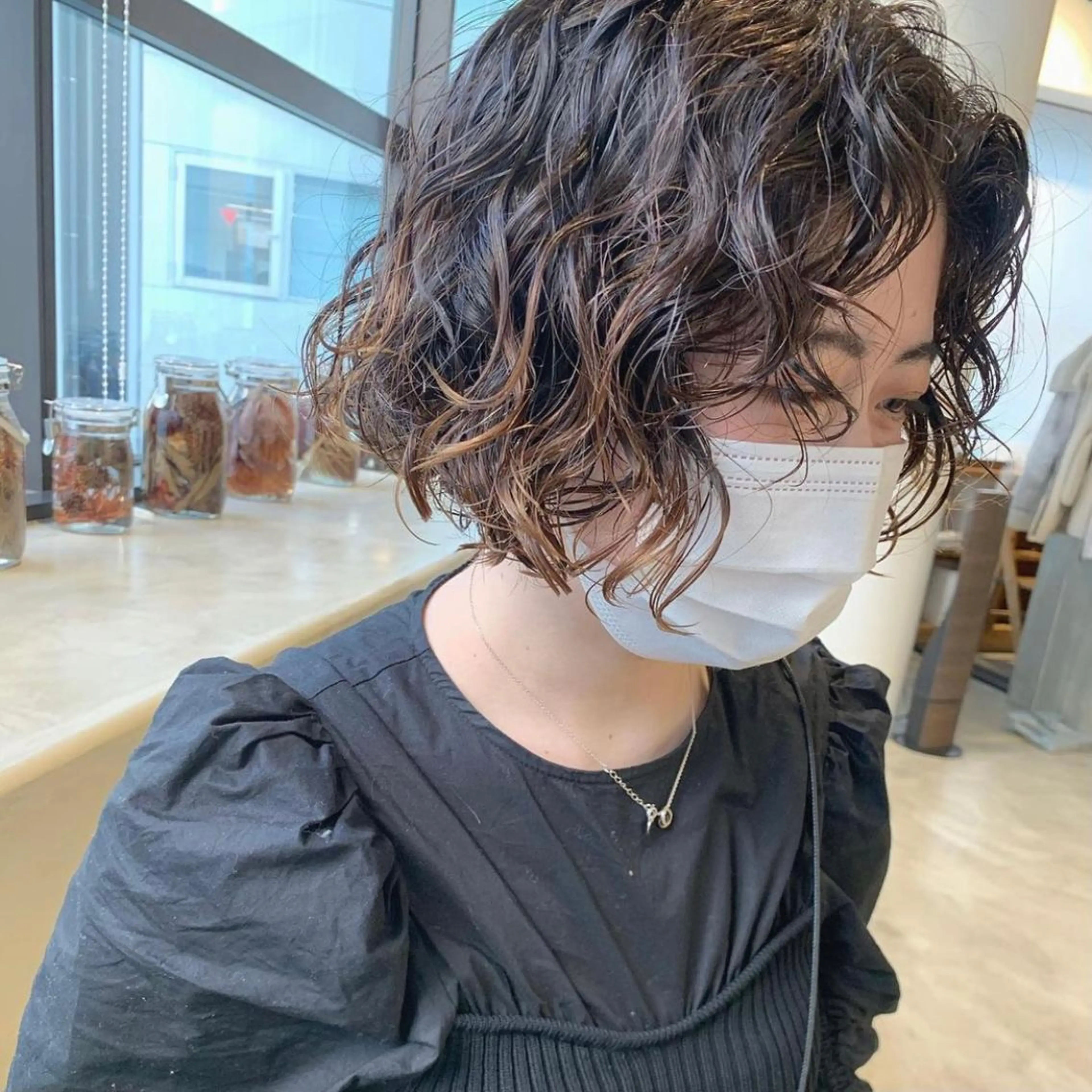 ミディアム パーマ 🌼上水流 彩乃🌼のヘアスタイル