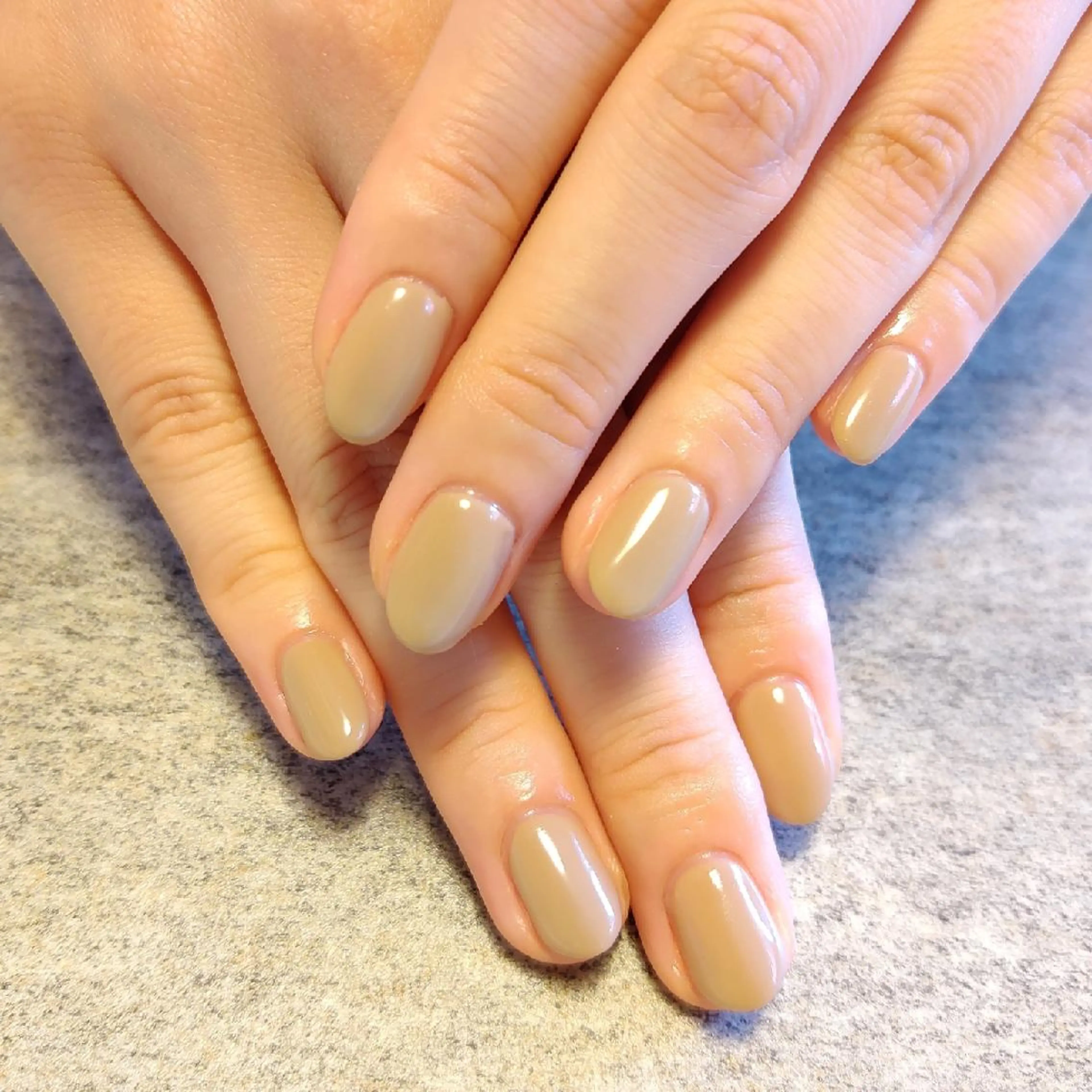 ネイル ワンカラーネイル ジェヌインネイル 河内のネイルデザイン