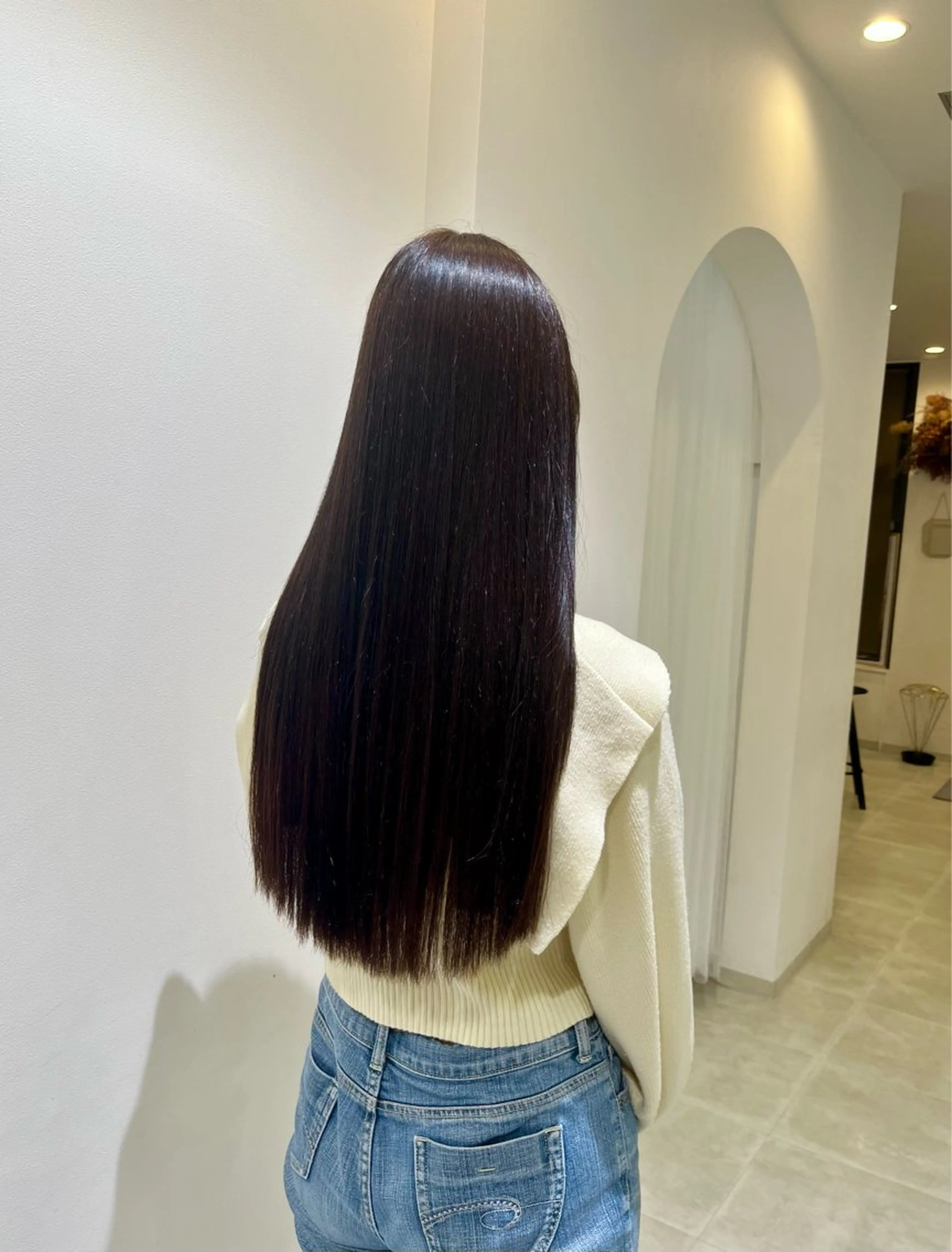 ロング カラー ヘアカラー 所 有紗のヘアスタイル