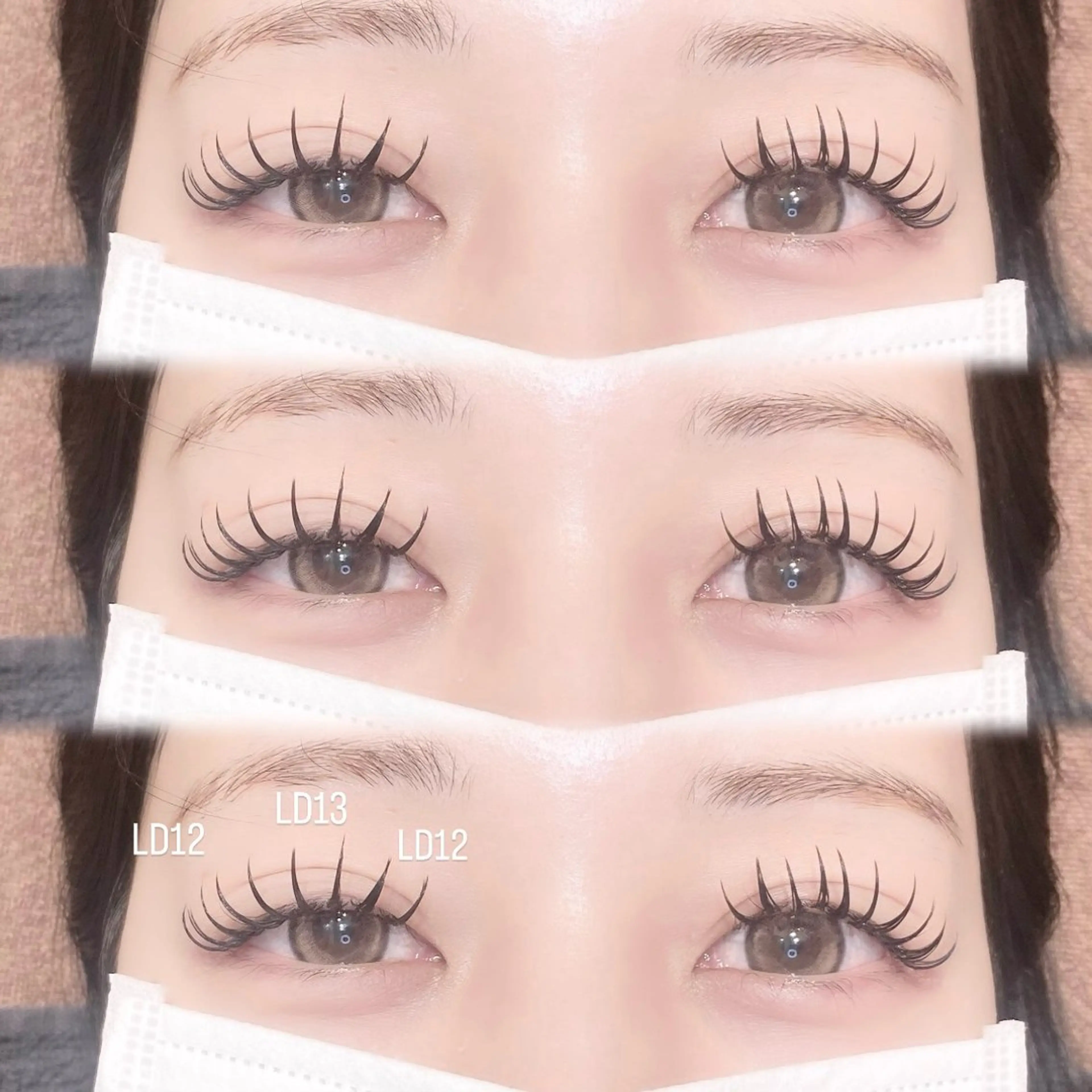 マツエク・マツパ 束感まつ毛 韓国風マツエク マツエク Loco❤︎ 布施のマツエク・マツパデザイン