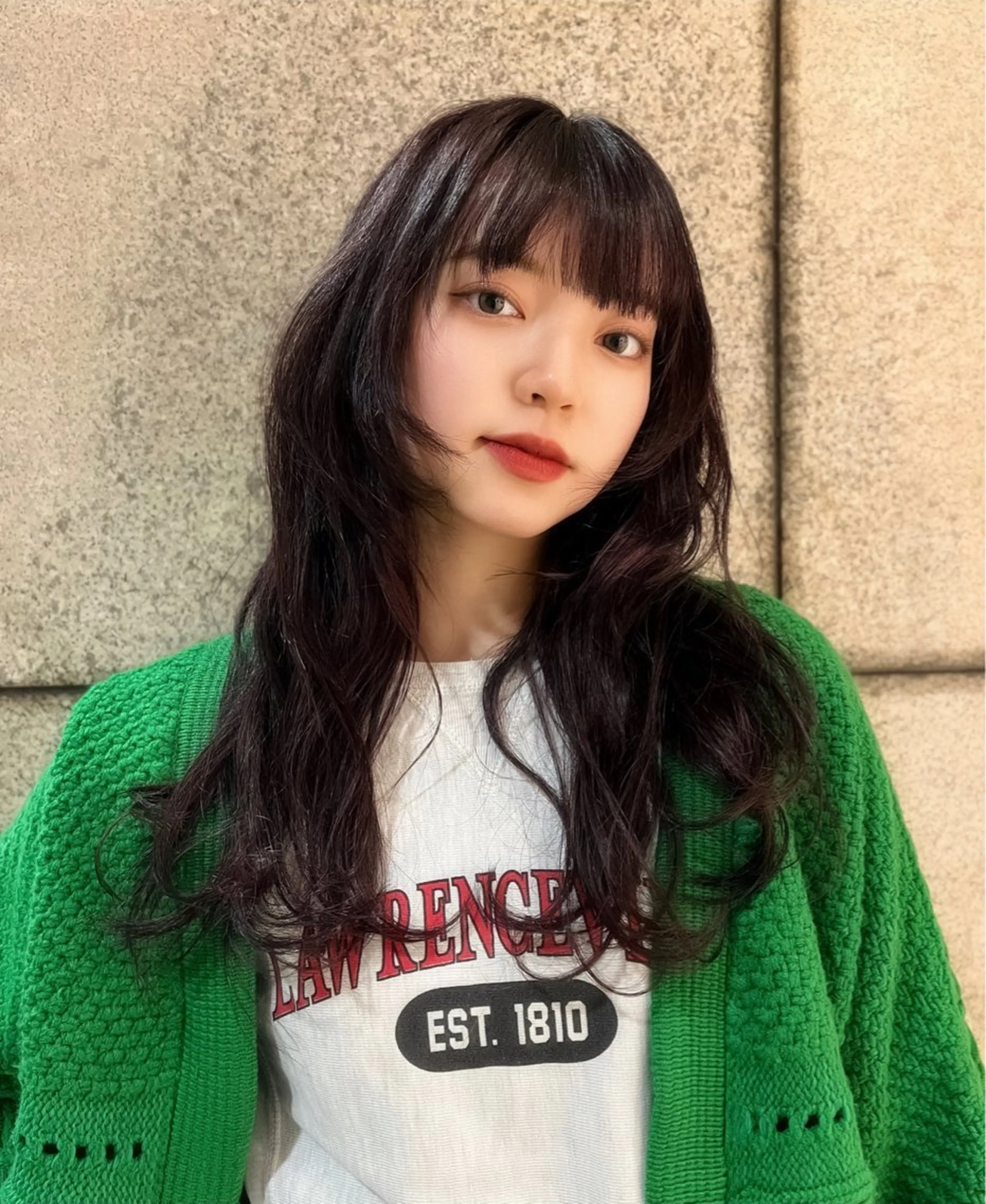 セミロング パーマ セミロングパーマ ニュアンスパーマ 縮毛矯正/ハイトーン /パーマ/前原汐🎐のヘアスタイル