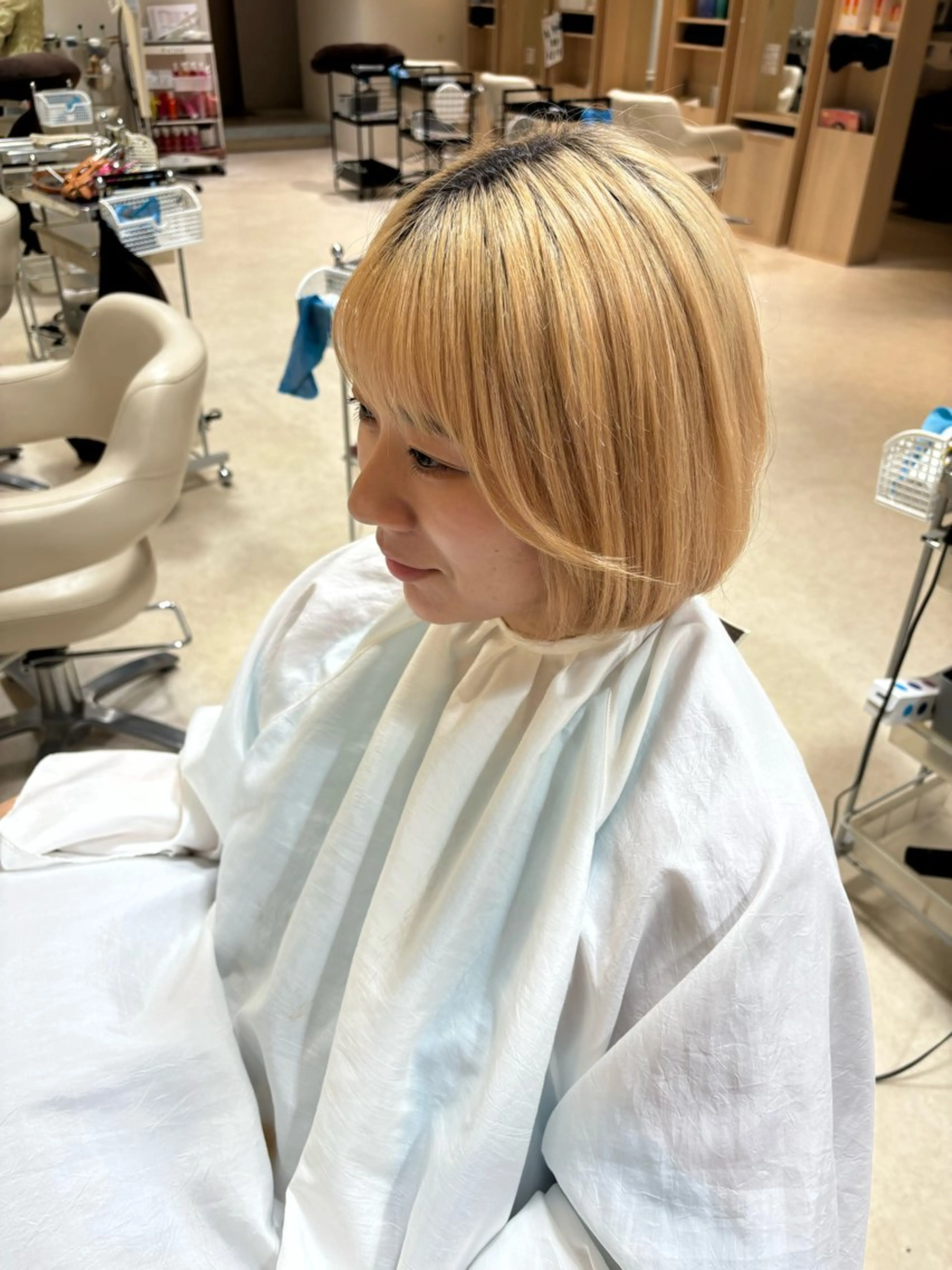 ミディアム 南 颯七のヘアスタイル