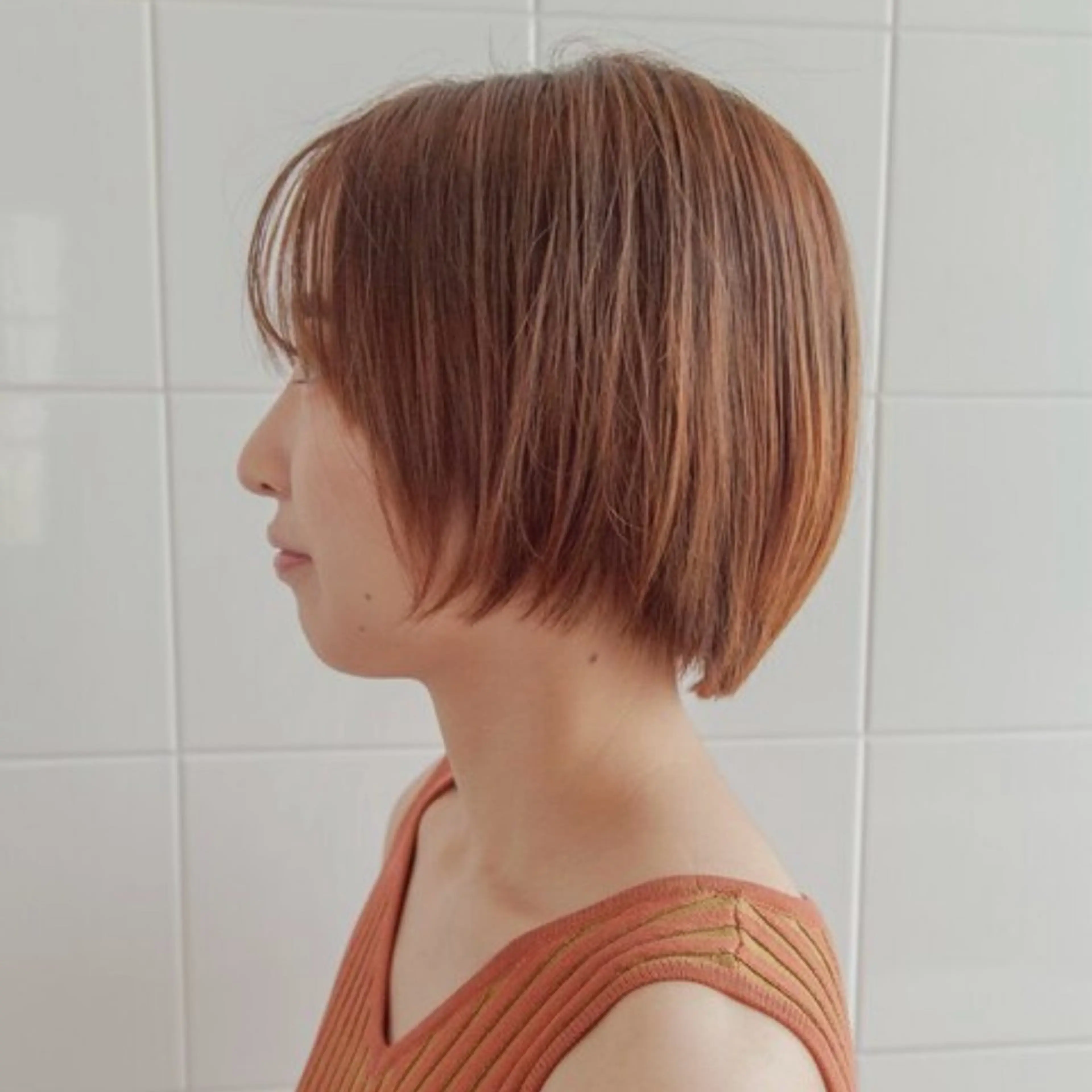 ショート カラー ハイトーン/ボブ/ ハイライト🌱ᩚ涼介のヘアスタイル