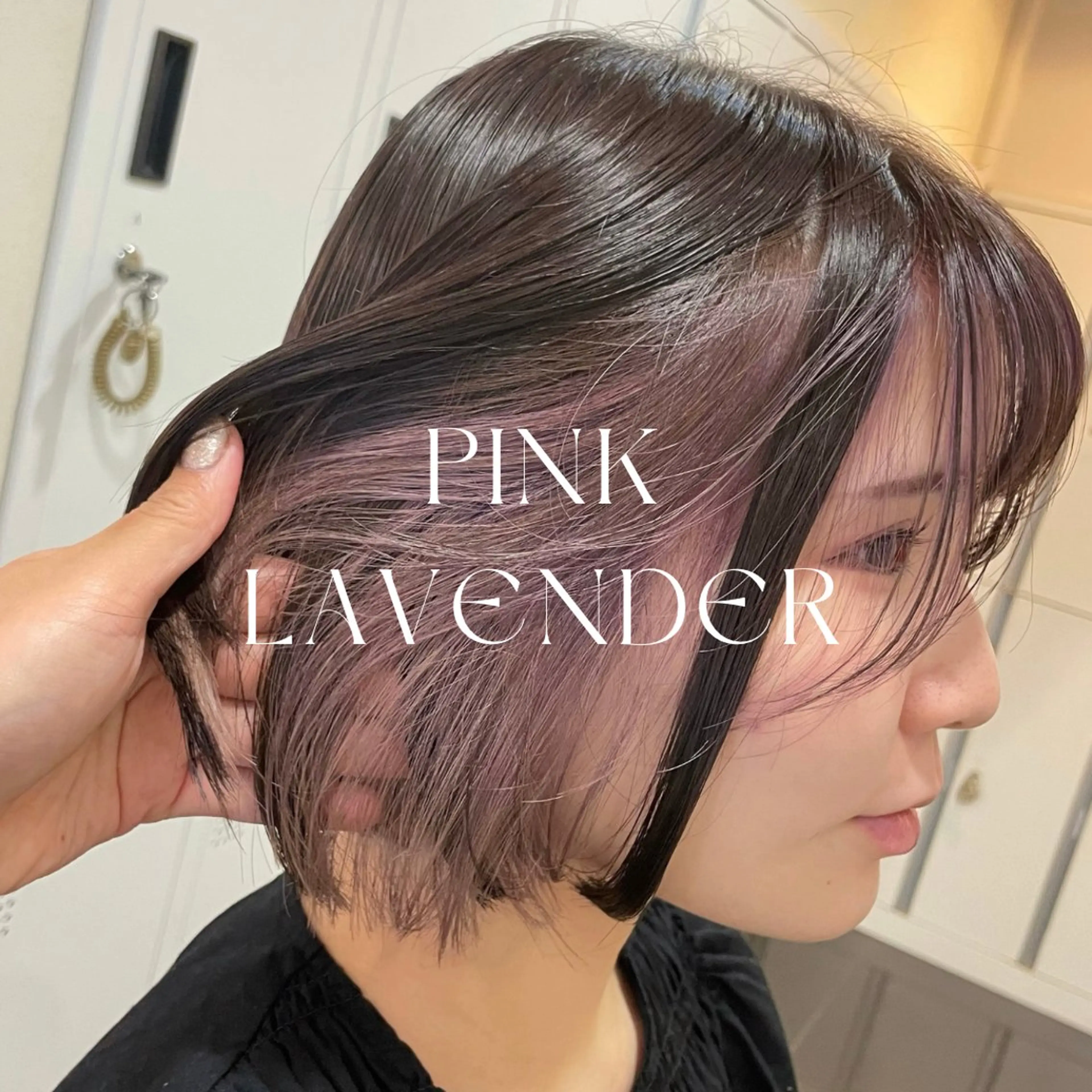 ショート カラー ハイトーン/暖色/ 眉/メイク/Rinaのヘアスタイル