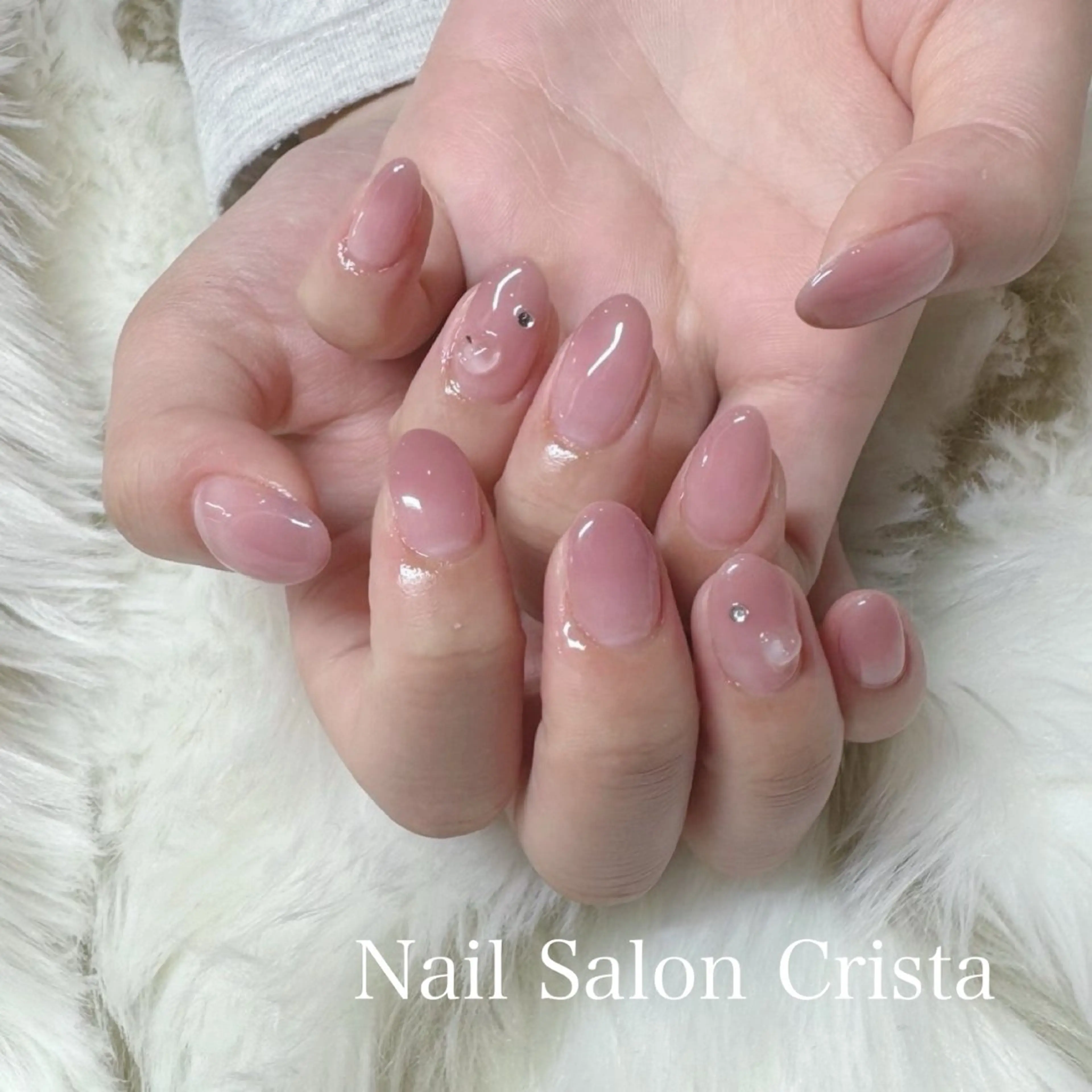 ネイル フットネイル ジェルネイル マグネットネイル オフィスネイル ワンカラーネイル NAILSALON CRISTA所属・🤍CRISTA yui🤍のネイルデザイン