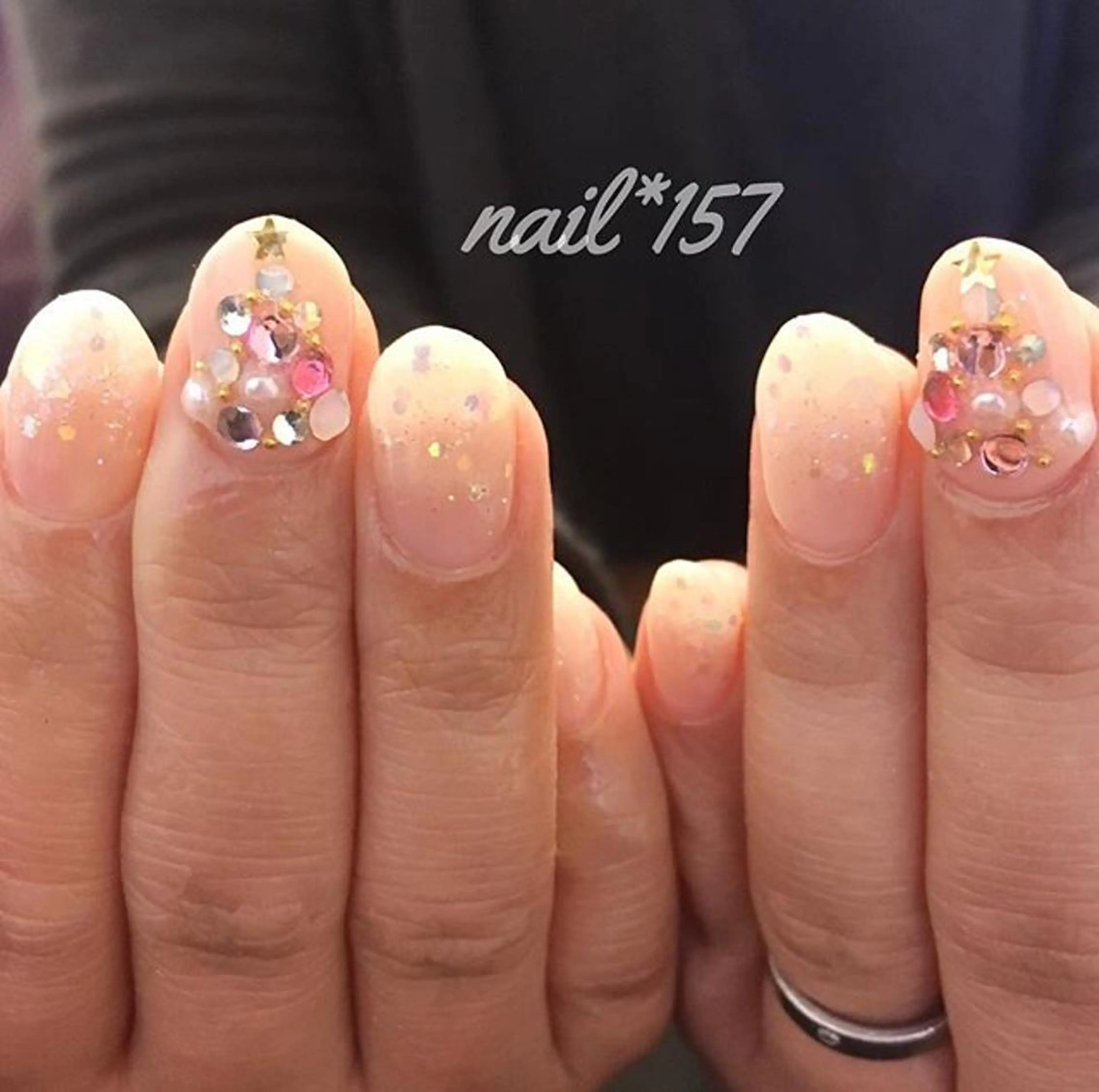 ネイル 冬ネイル クリスマス nail*157 .のネイルデザイン