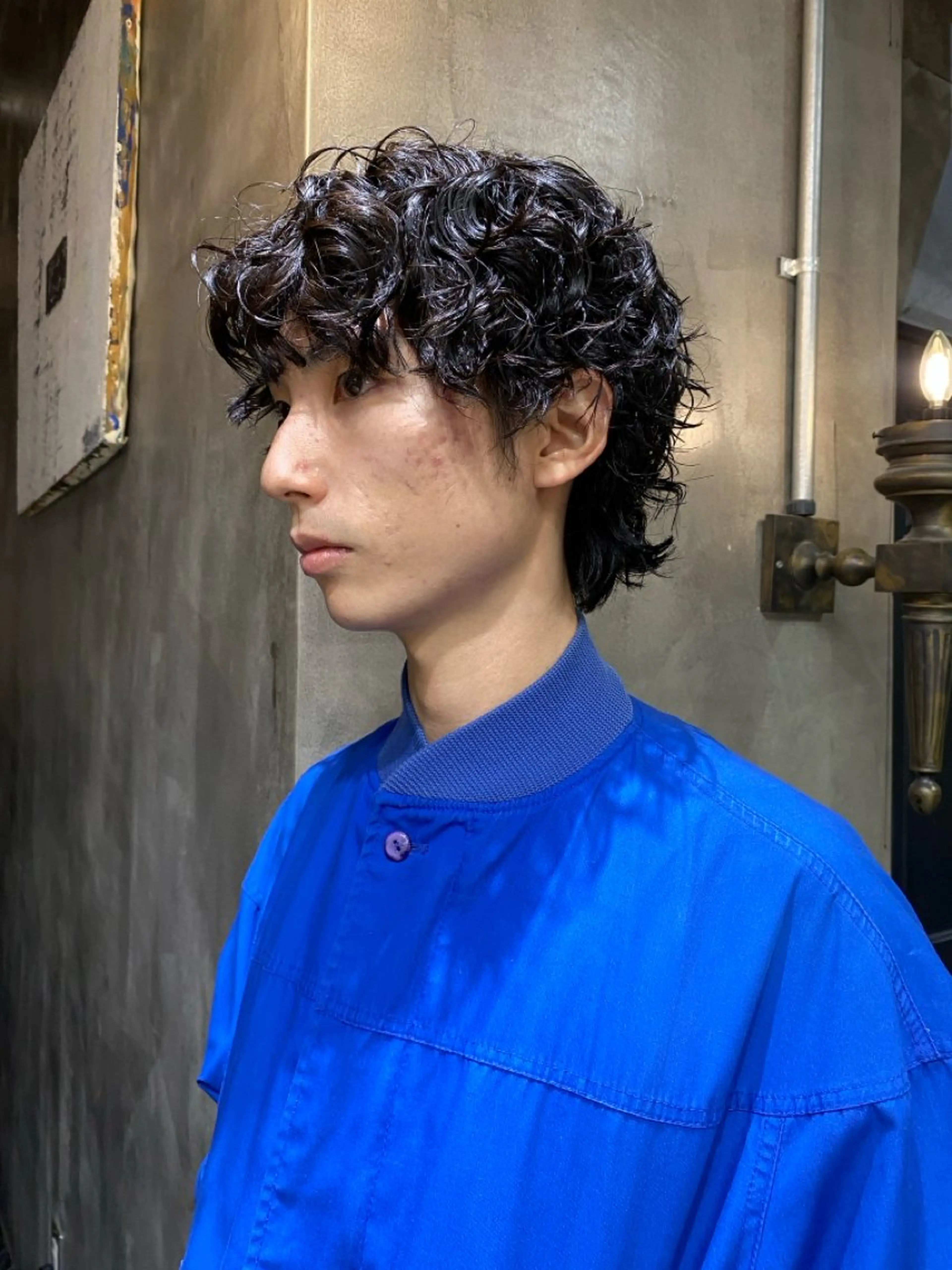 パーマ メンズ ルカ/ ニュアンスヘアのヘアスタイル