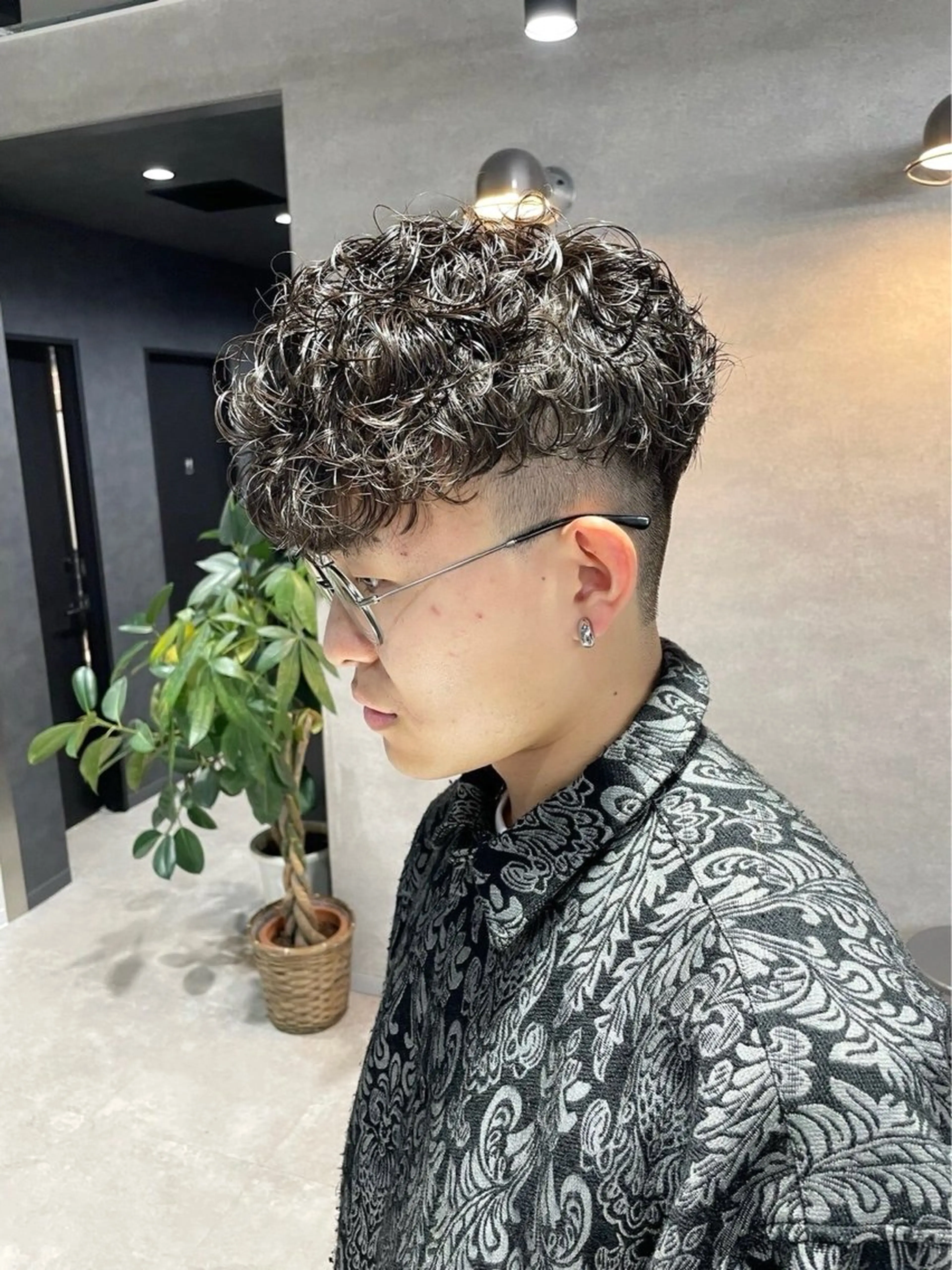 パーマ メンズ 渋谷サーフカール アメカジ美容師のヘアスタイル