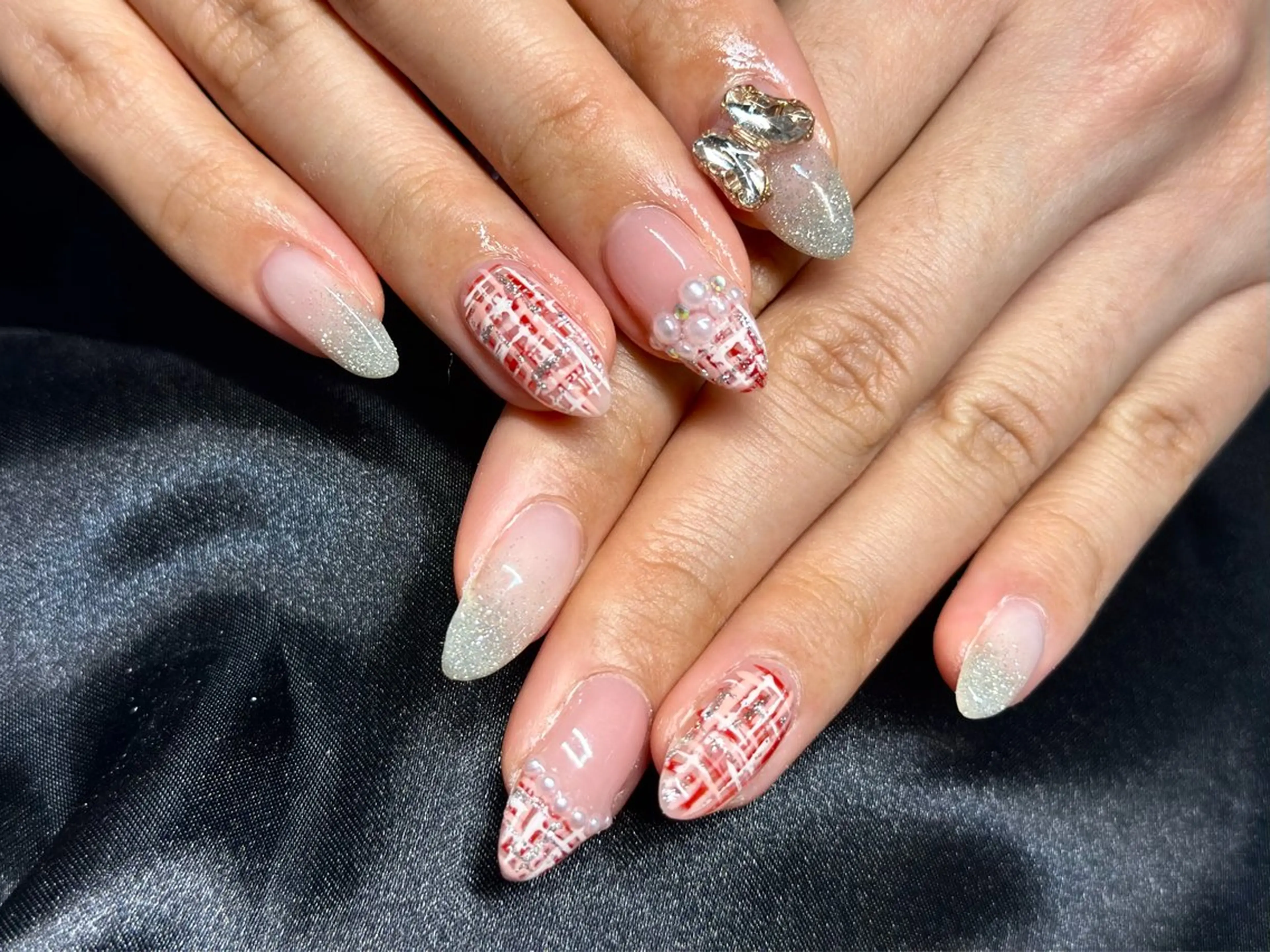 ネイル ハンドネイル Nail_ SkyBlue_Jのネイルデザイン