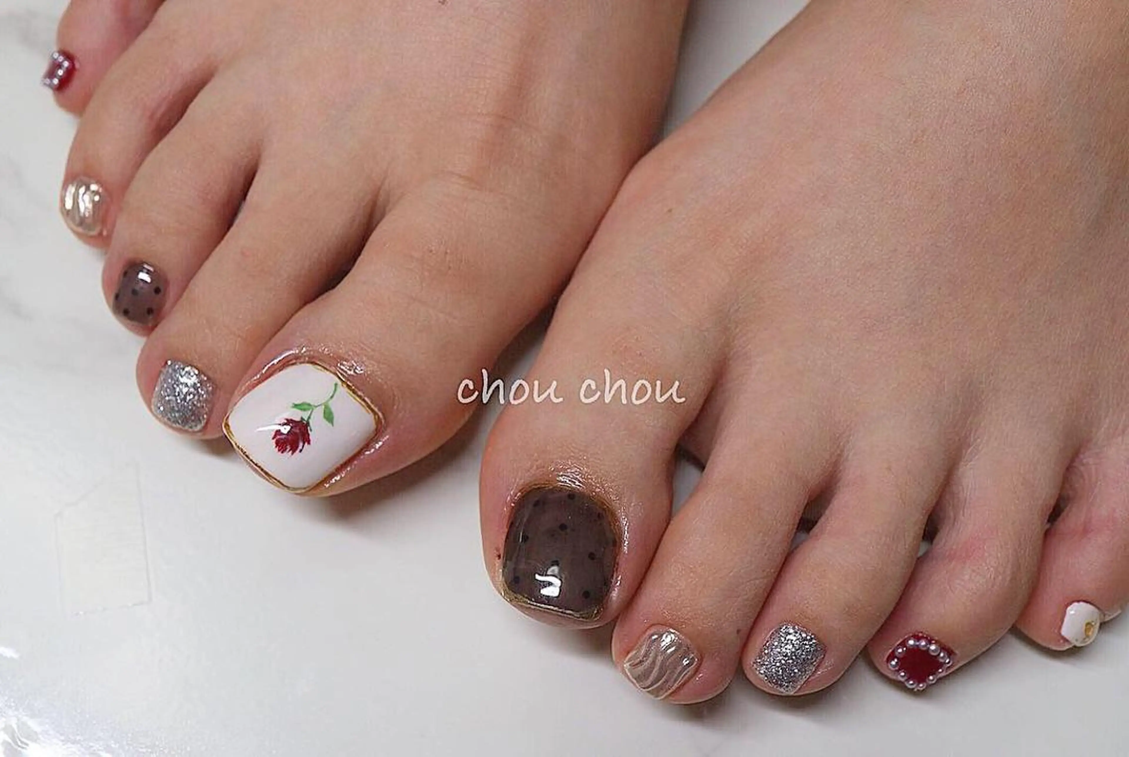 ネイル フットネイル 松下 史佳のネイルデザイン