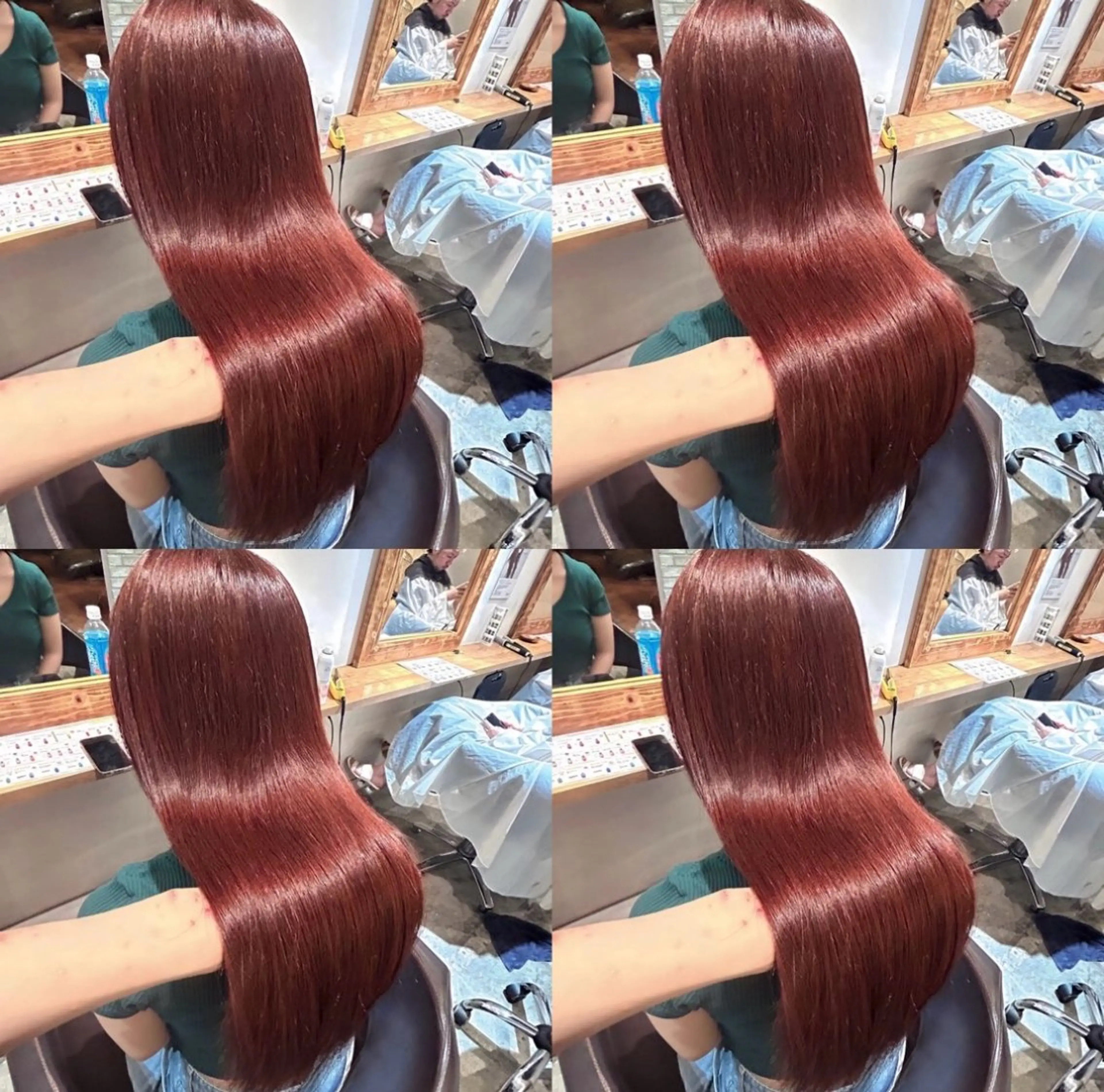 🔹潤いNo.1🔹カット➕ケアカラー➕ ウルトワトリートメント【ロング限定/髪質改善/ULTOWA/艶髪/韓国ヘア】の写真