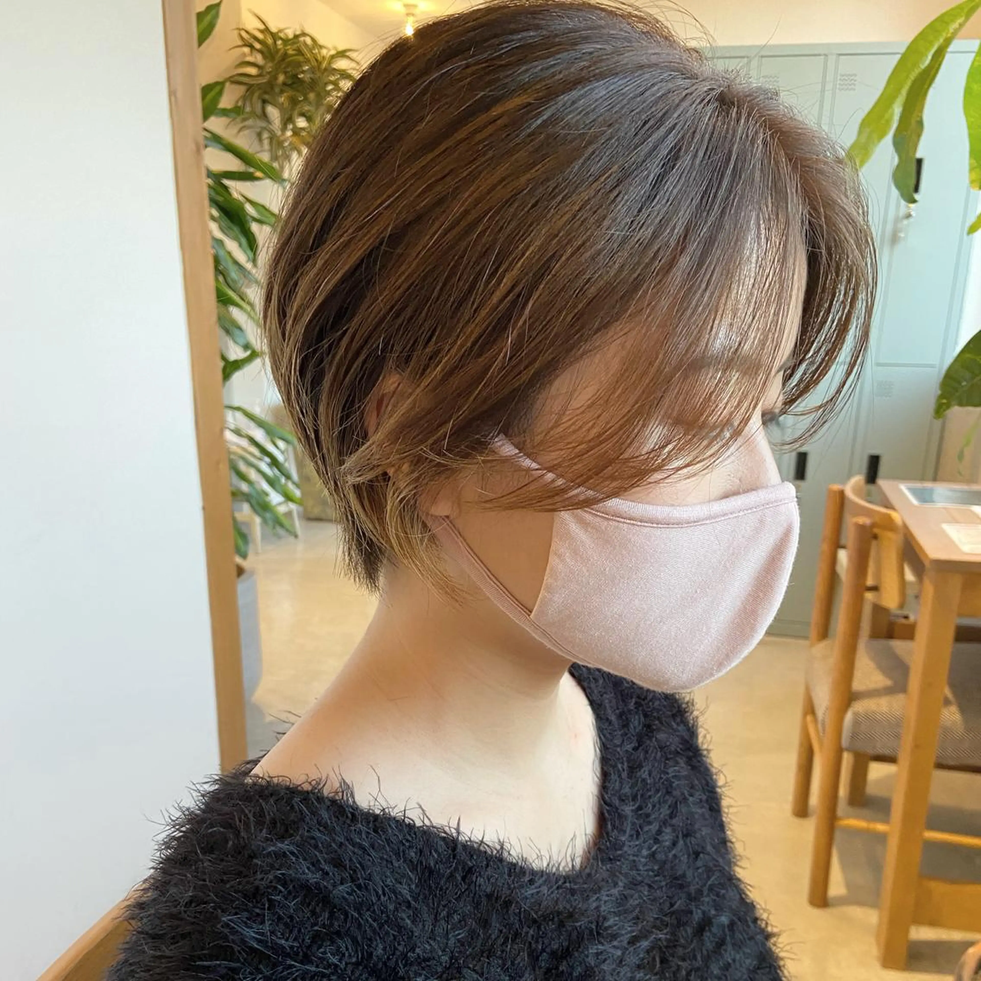 ショート カラー ショートヘア カット ヘアカラー 入江 志穂のヘアスタイル