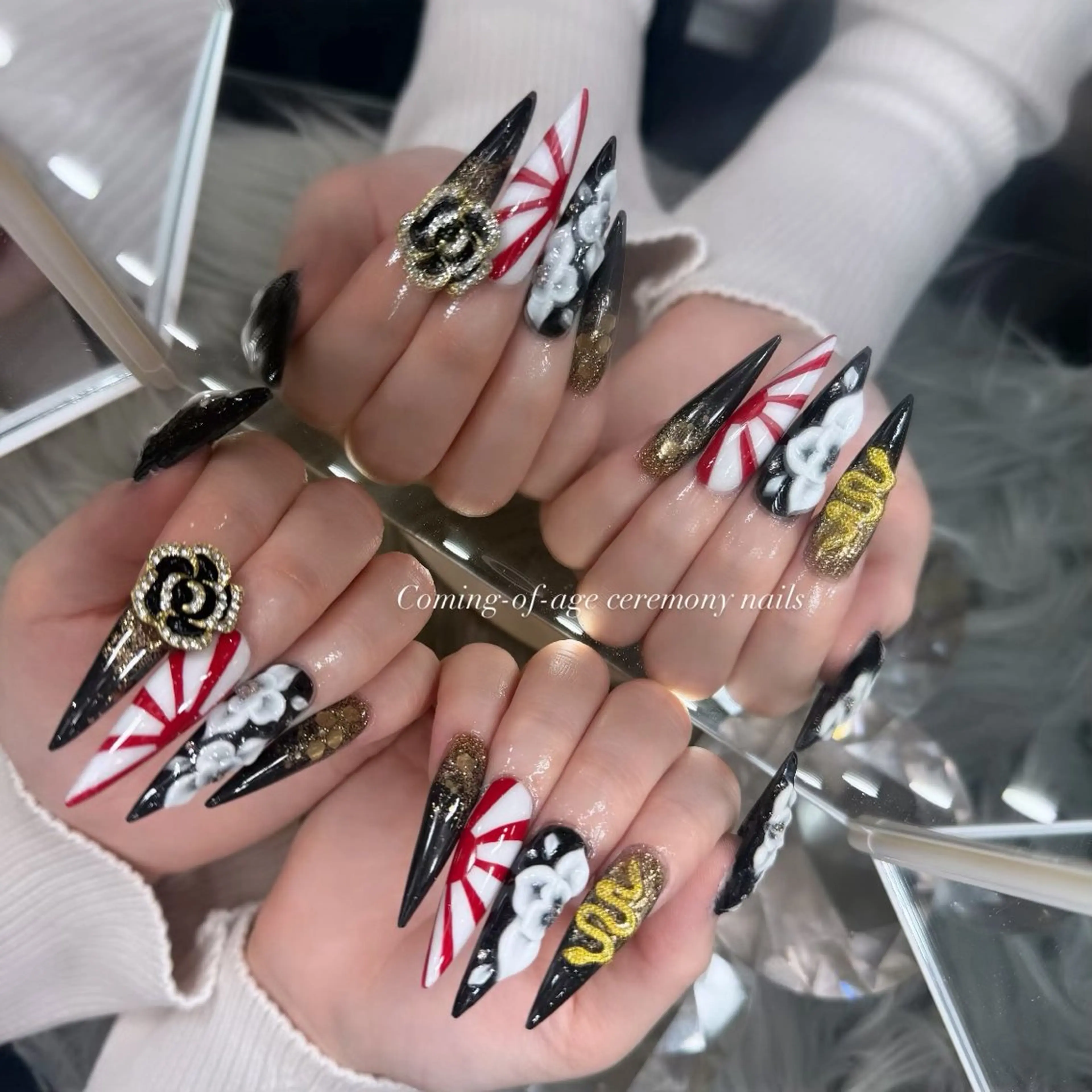 ネイル 加納 莉音のネイルデザイン