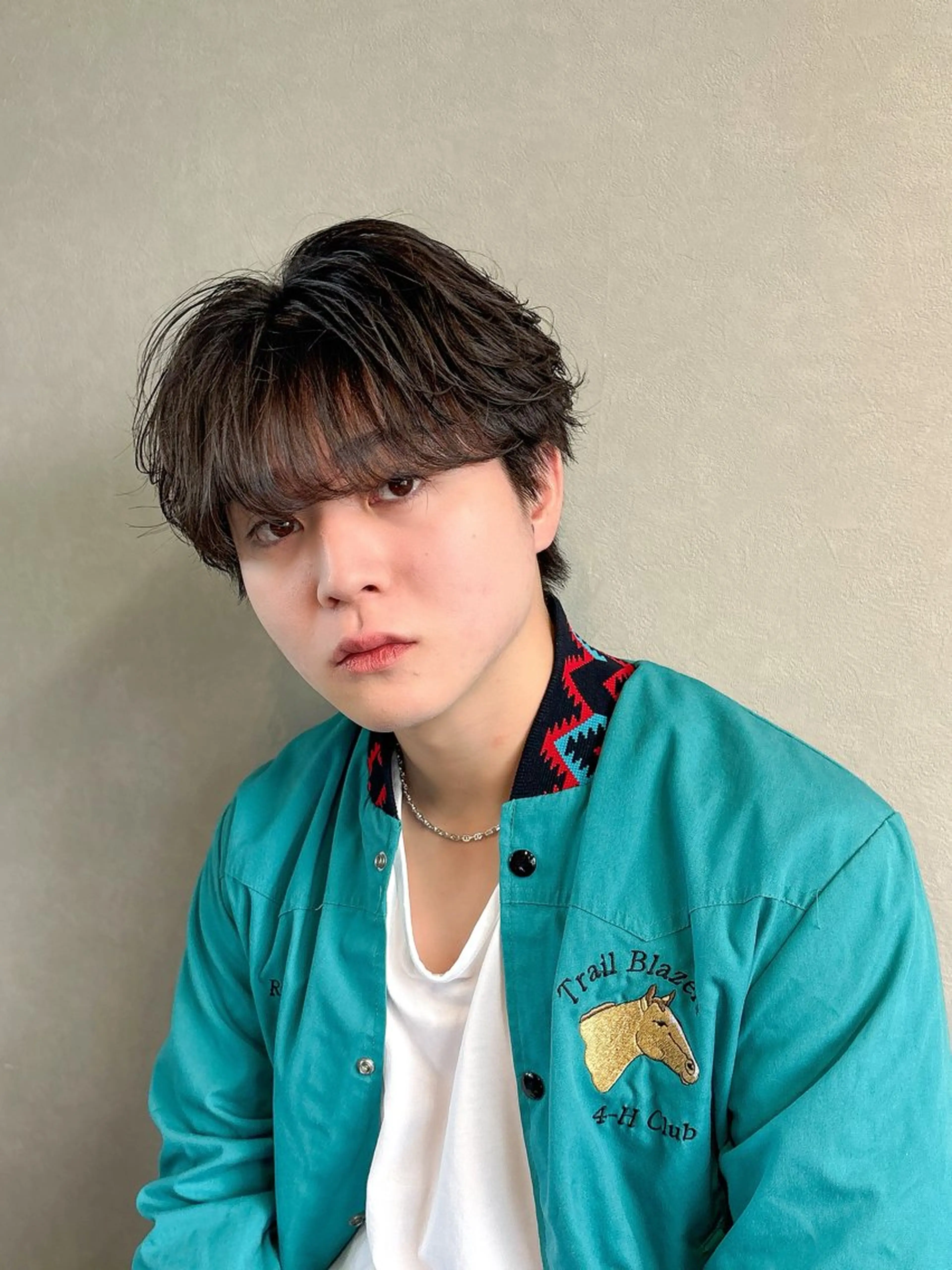 ショート カラー パーマ メンズ カット パーマ 🎧【パーマ師】 SOUMA🎧のヘアスタイル