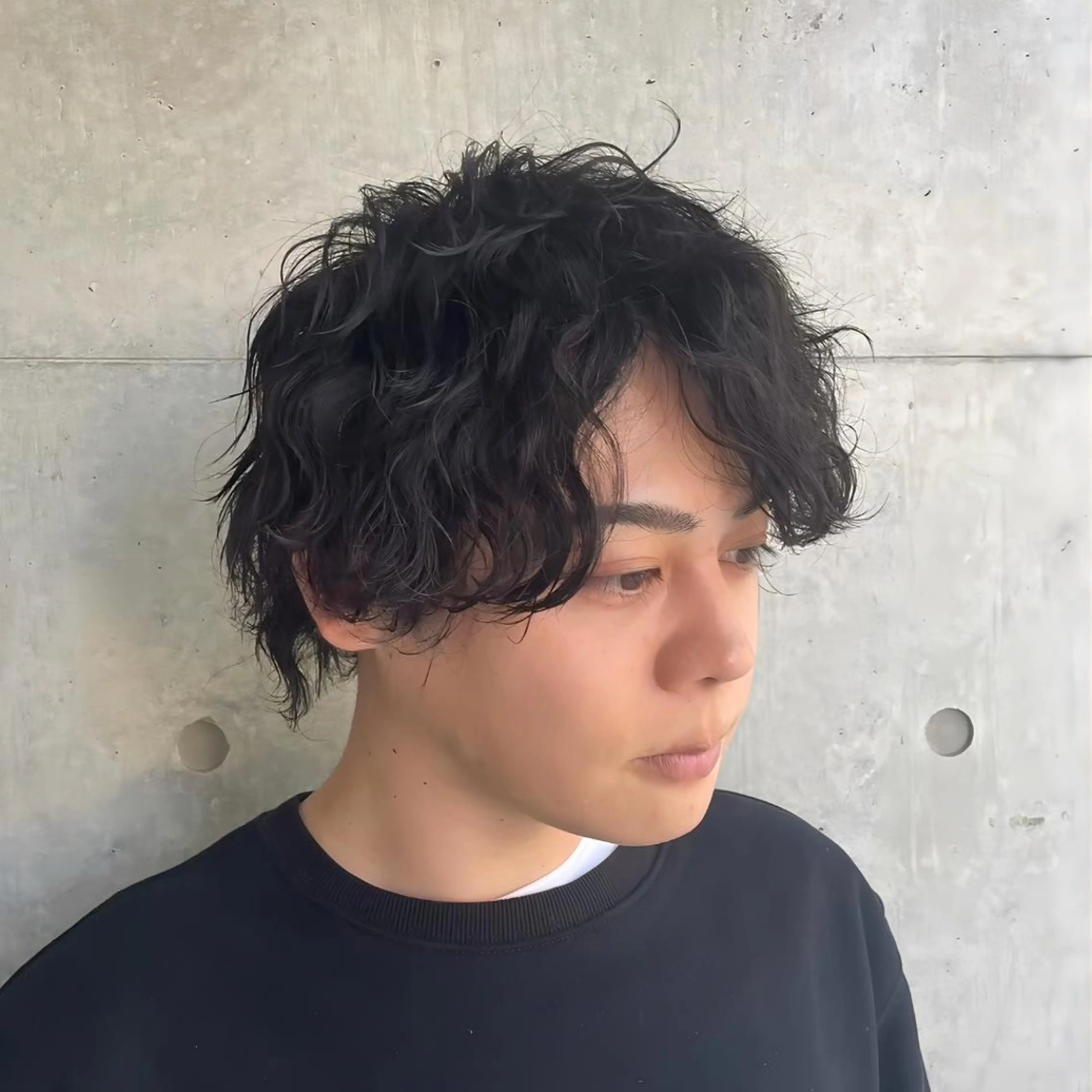 新規ミニモ限定価格‼️　メンズカット+波巻パーマ　¥20,350→10,300の写真