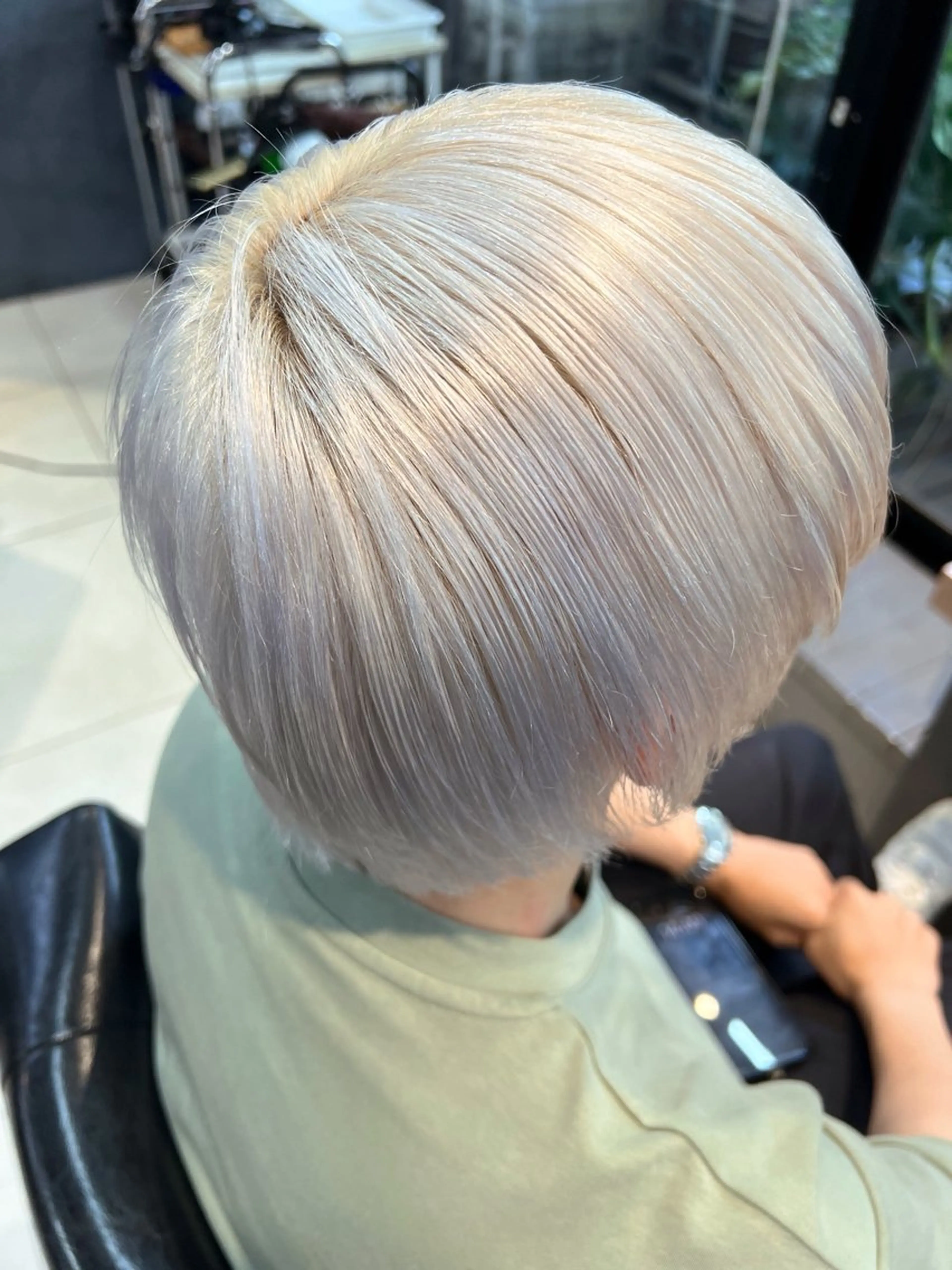 ショート カラー メンズ メンズブリーチ ブリーチ daiki 原宿のヘアスタイル