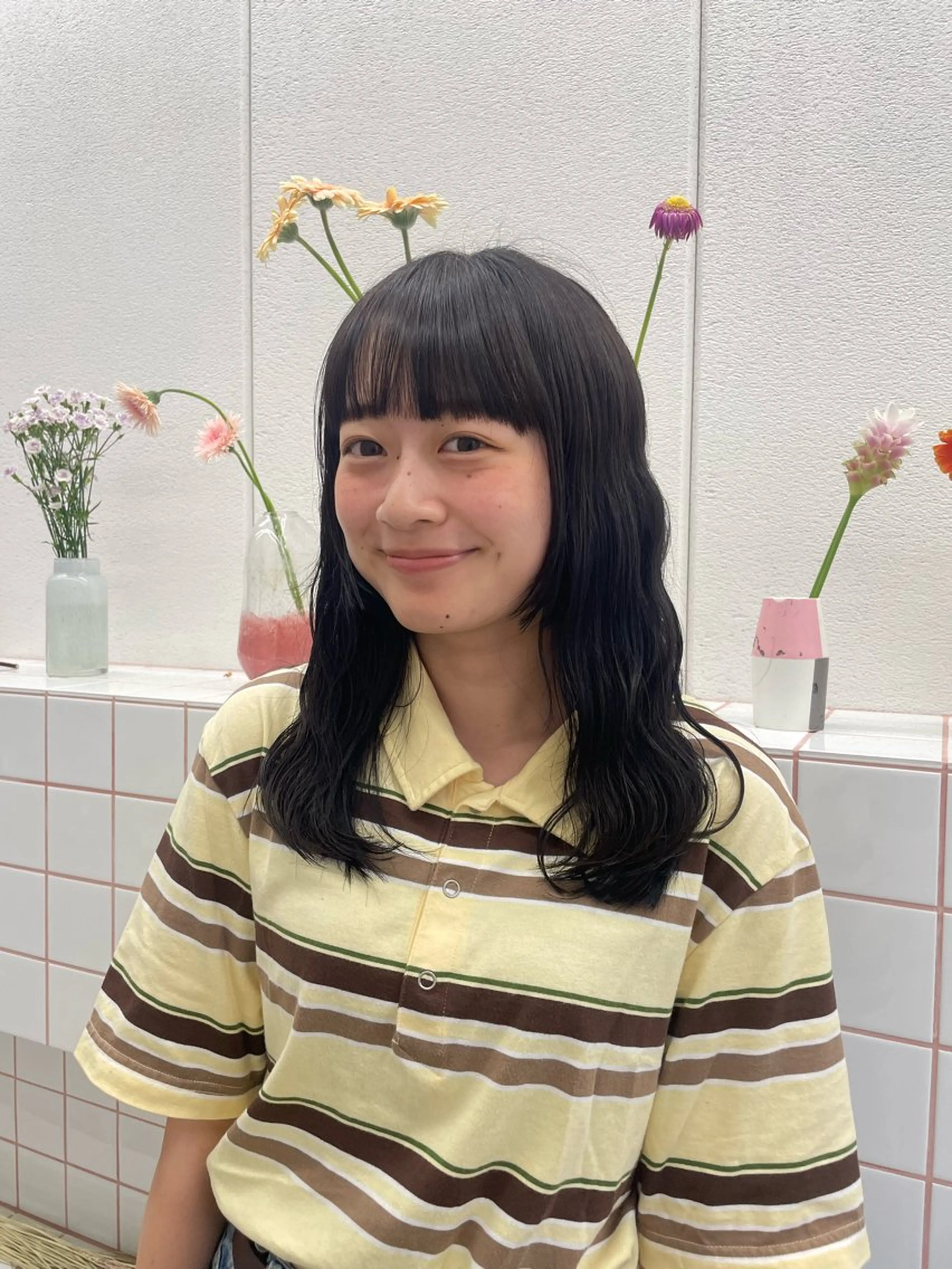 カラー 山下 悠月のヘアスタイル