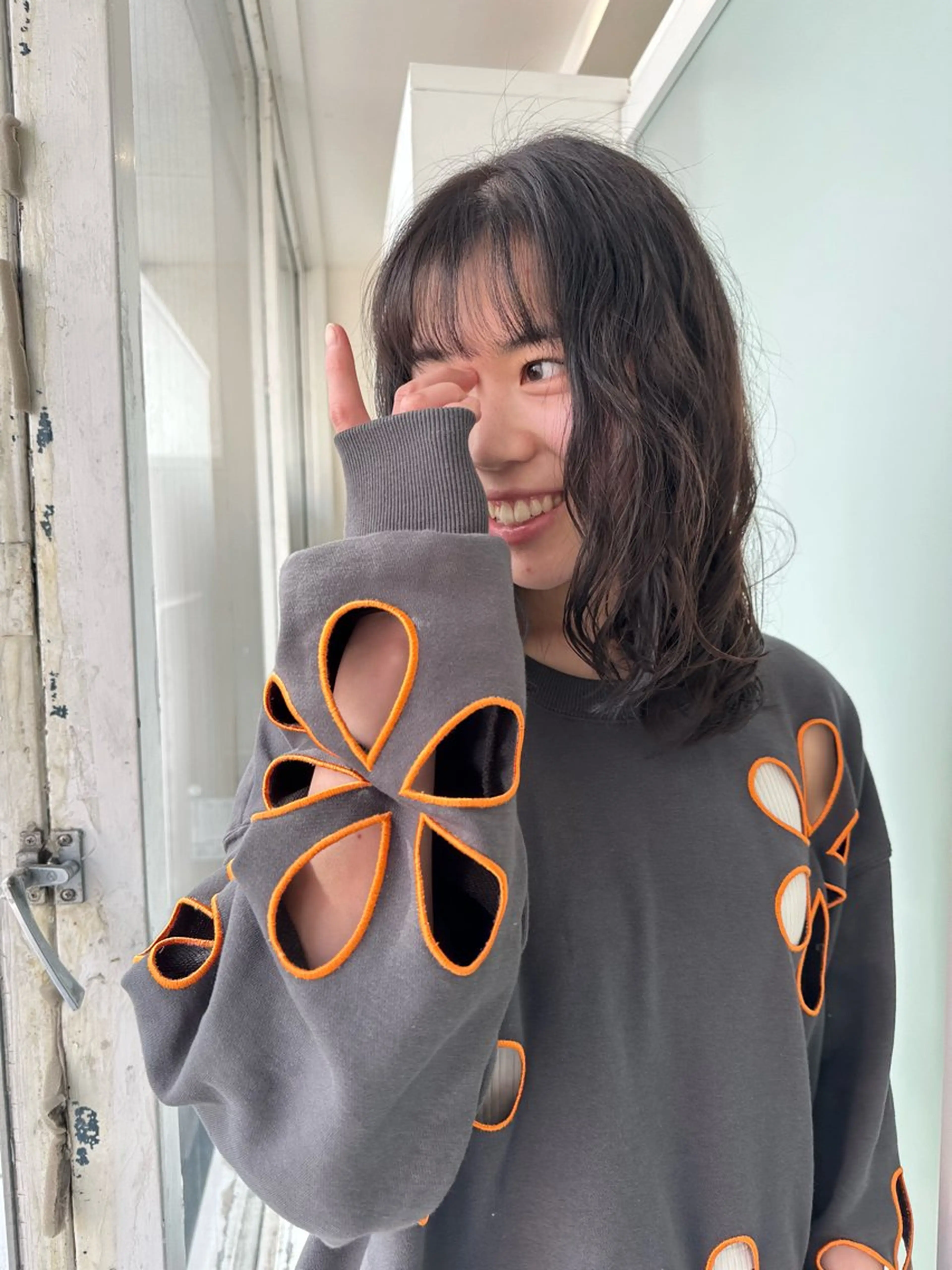 ミディアム カラー カット ヘアカラー トリートメント ヘアセット/艶カラー 💐nao.のヘアスタイル