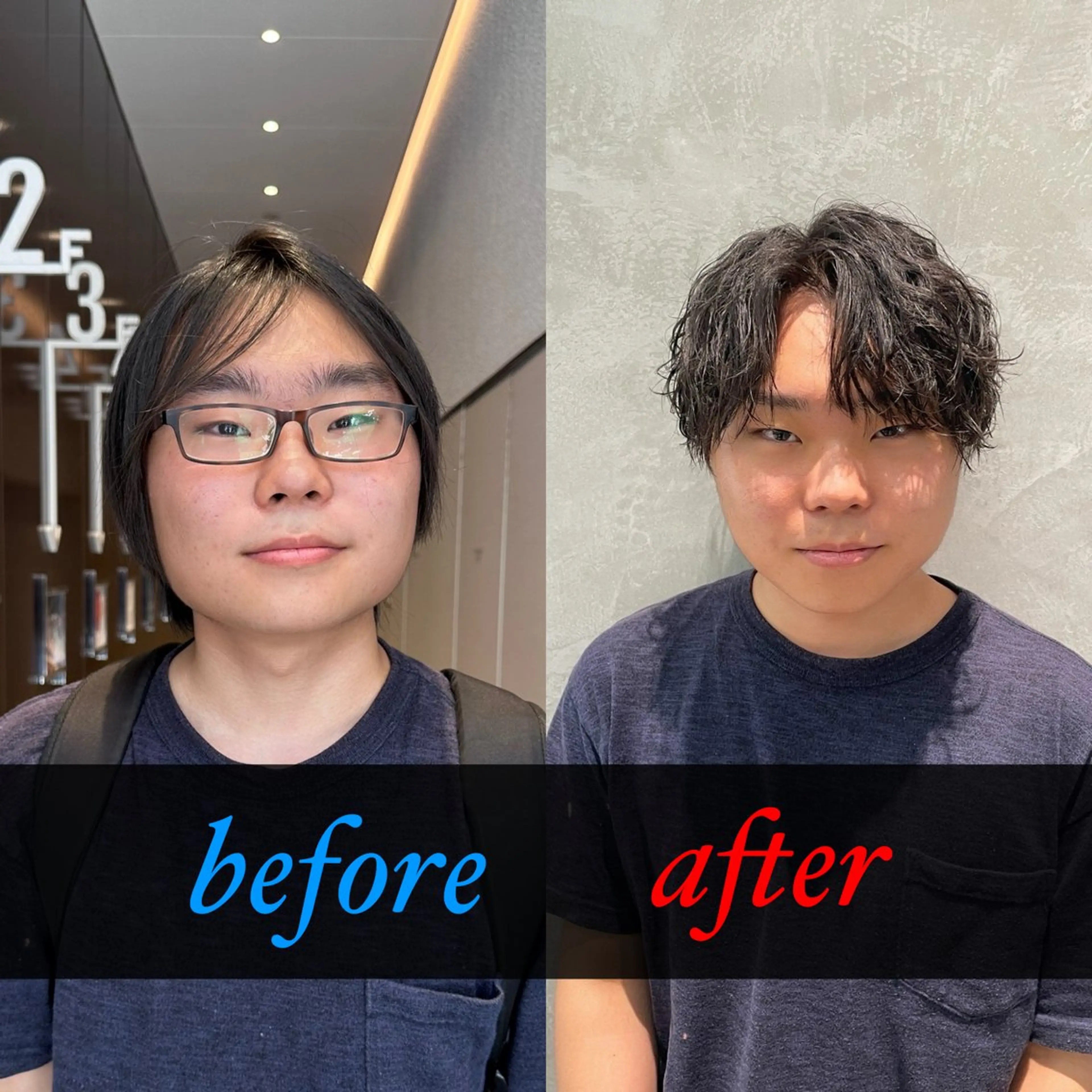 ショート カラー パーマ メンズ SALON VILLAGE 渋谷店所属・カンタ【渋谷で イメチェンさせる人】のヘアスタイル