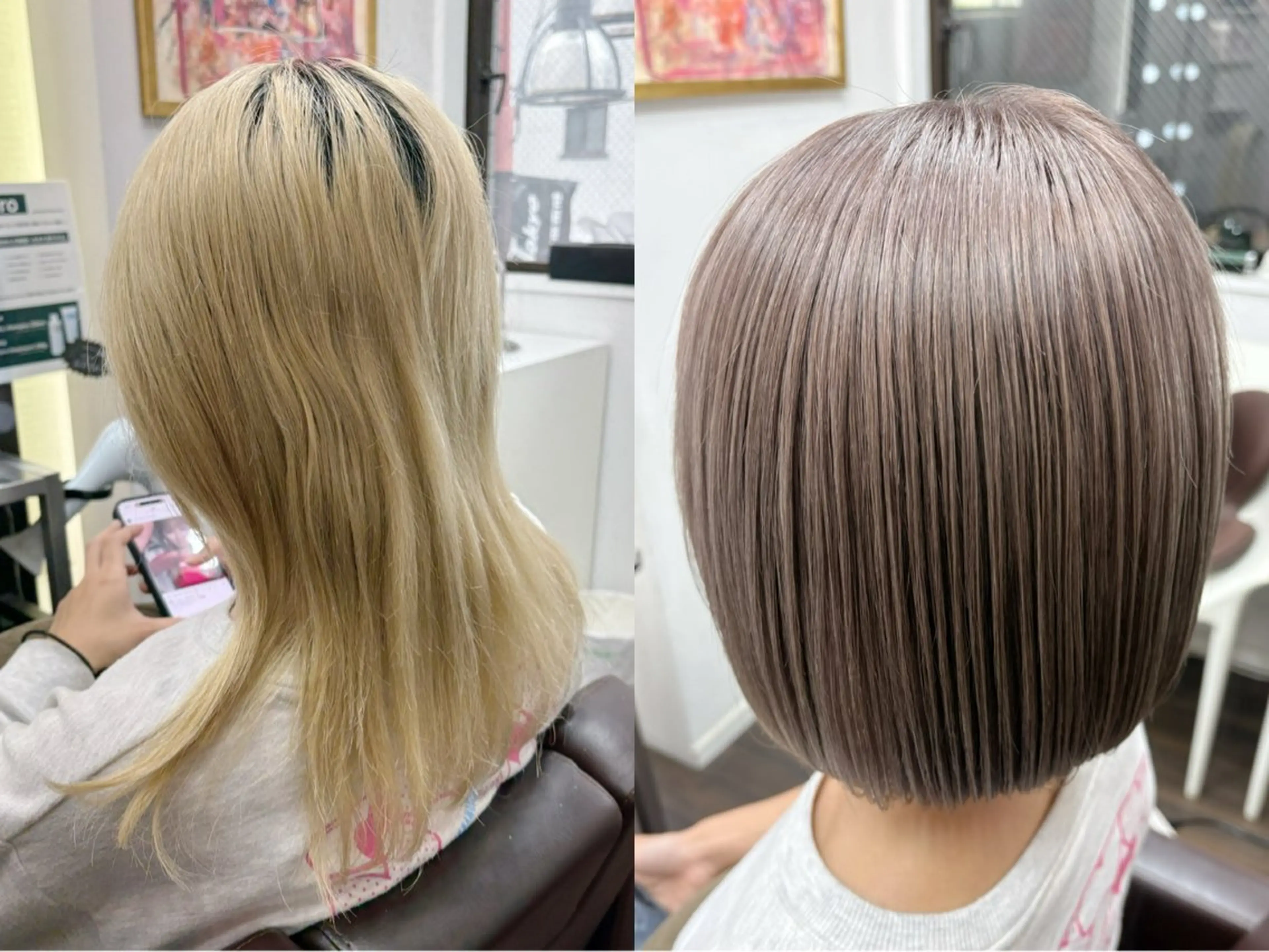 ショート カラー ベージュカラー カット ヘアカラー トリートメント ヘッドスパ FORMA所属・美髪育成 FORMA代表　関のヘアスタイル