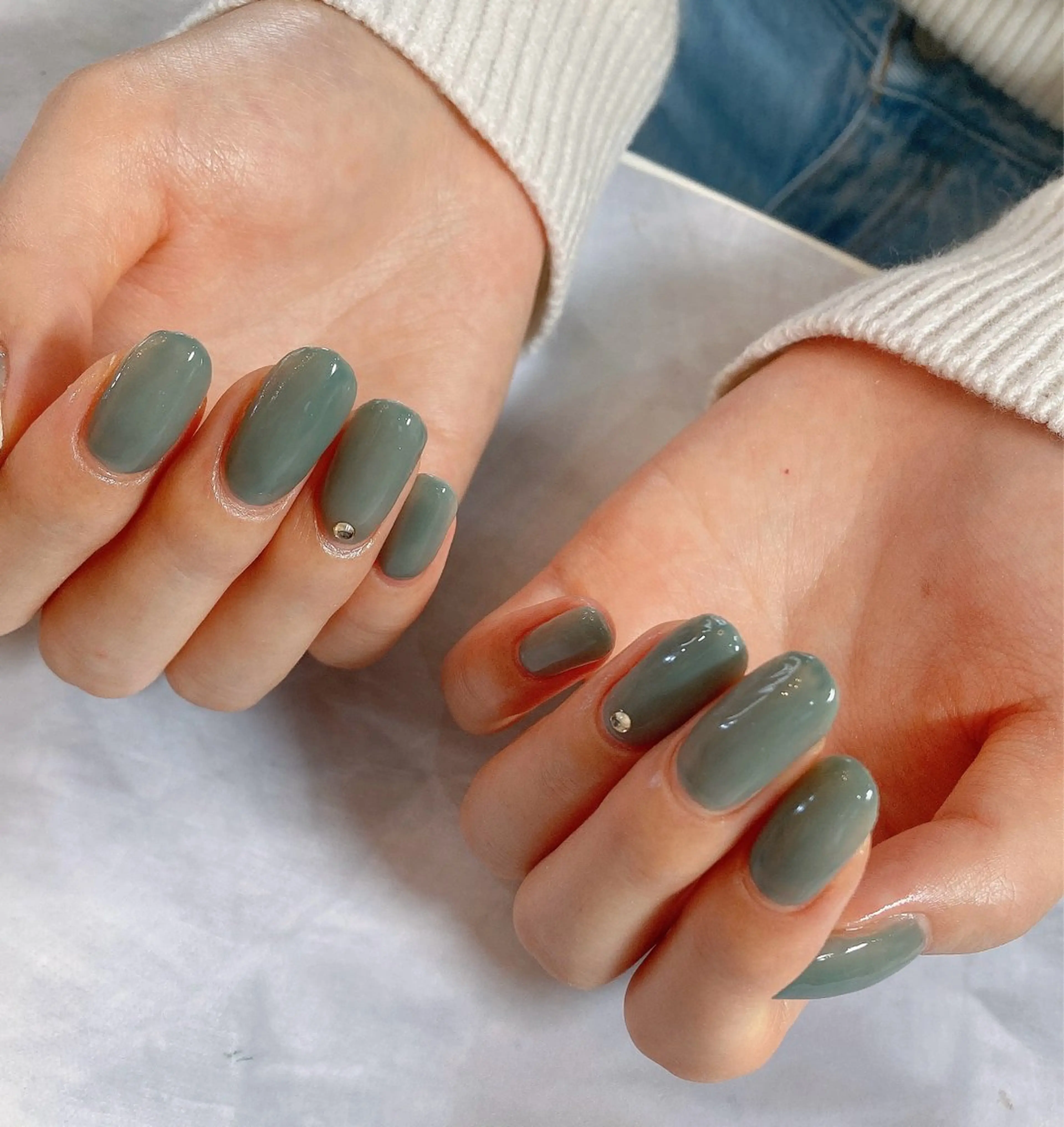 ネイル BURGUNDY keikoのネイルデザイン