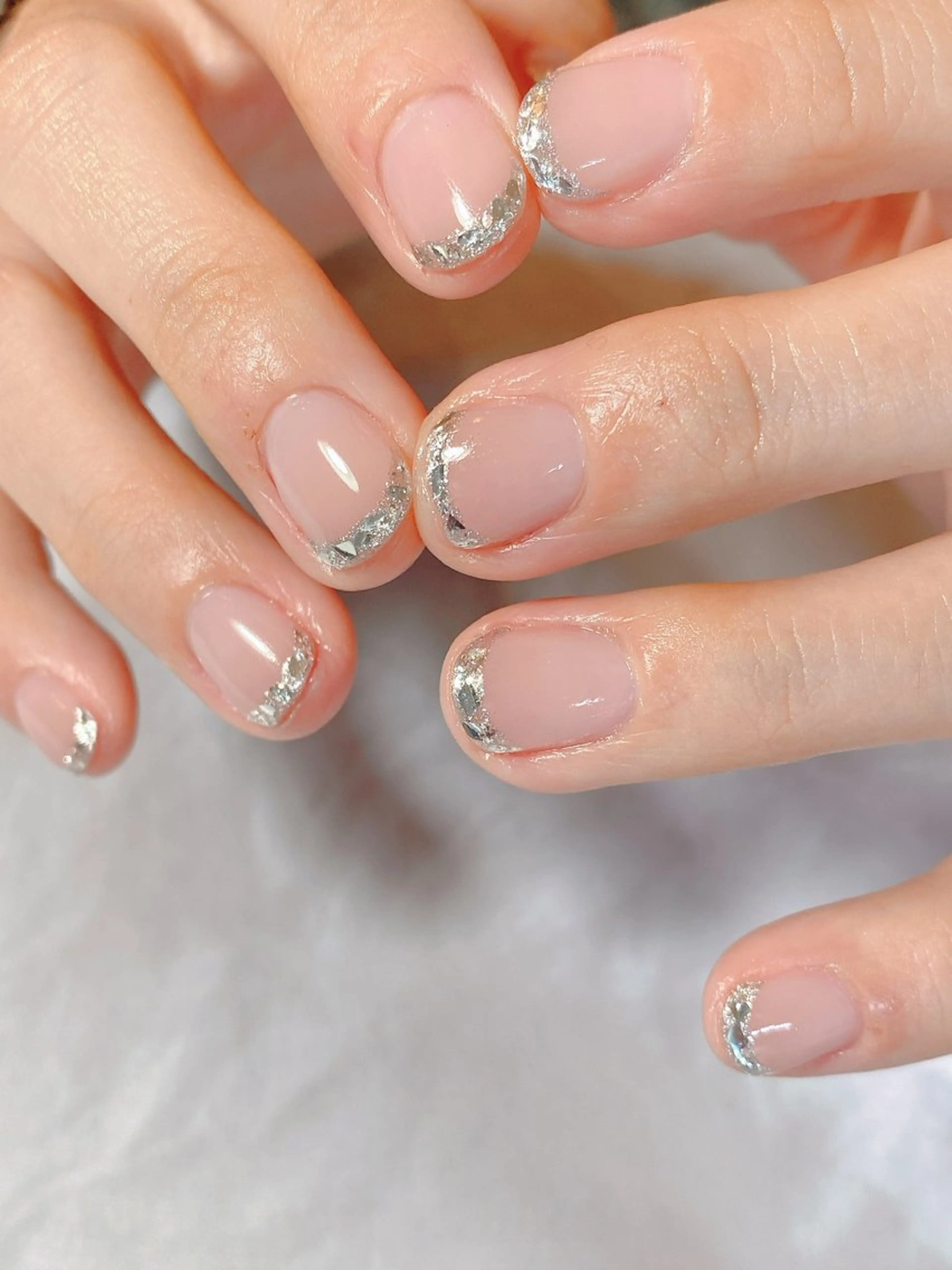 ネイル ショートネイル 大人キレイ 𝑁𝑖𝑥𝑖𝑠のネイルデザイン