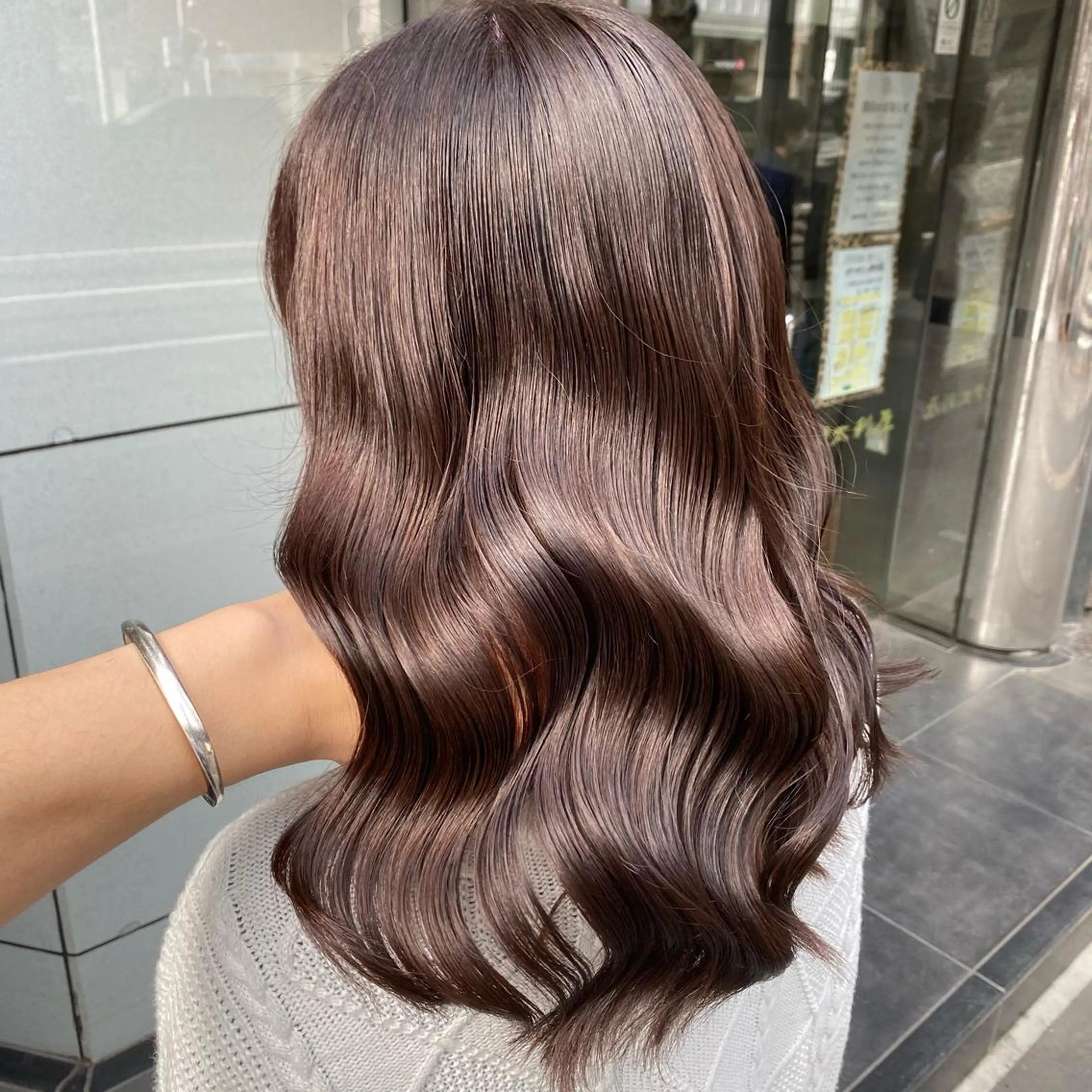 セミロング カラー カット ヘアカラー トリートメント ヘッドスパ ヘアセット 韓国レイヤー/ 顔周り💕田中将吾のヘアスタイル