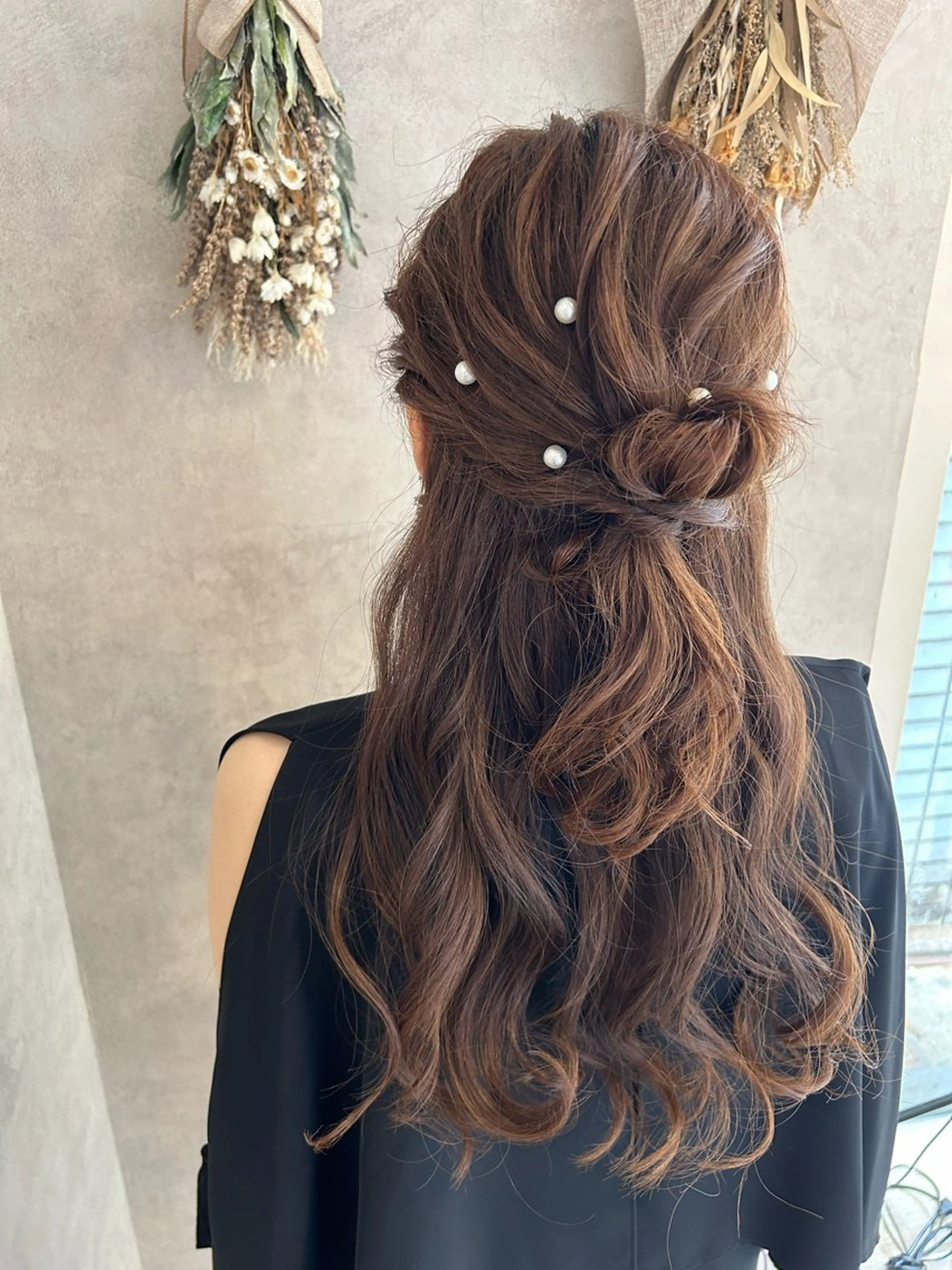 ロング ヘアセット わかまつ　ももみ 🕊️/顔周りカットのヘアスタイル