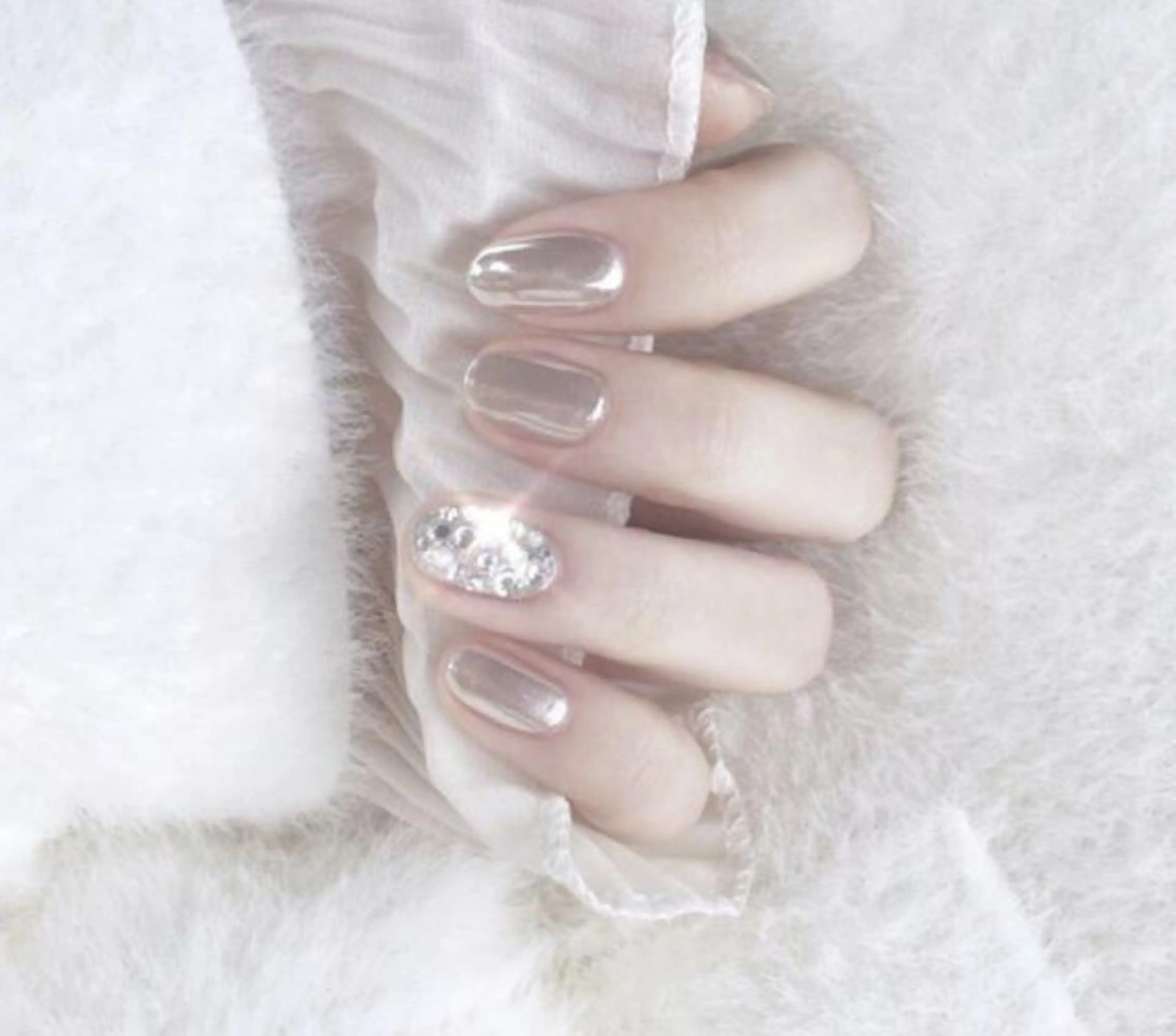 ミラーネイルの写真