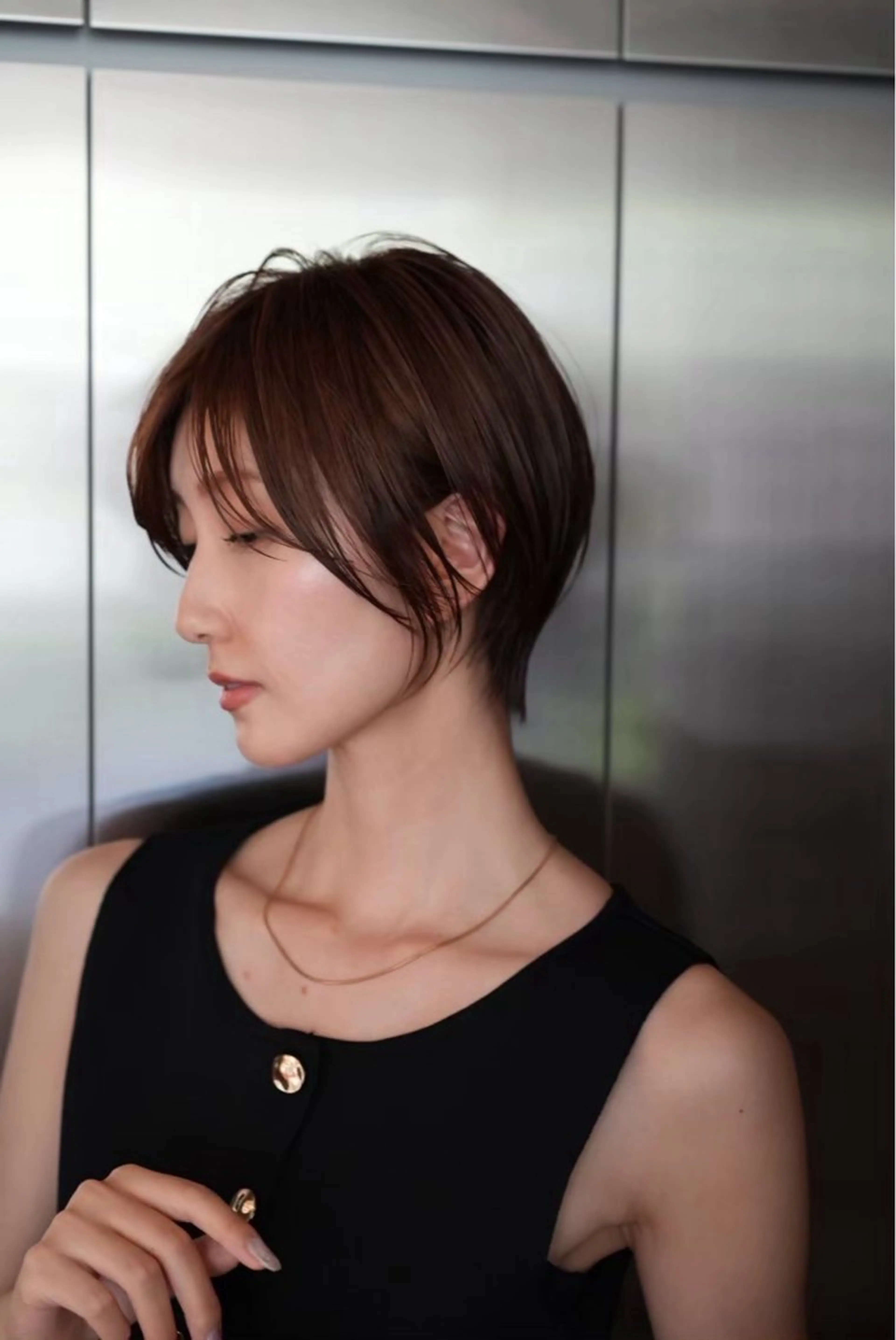 ショート カラー 加賀 千聖 /soigneのヘアスタイル