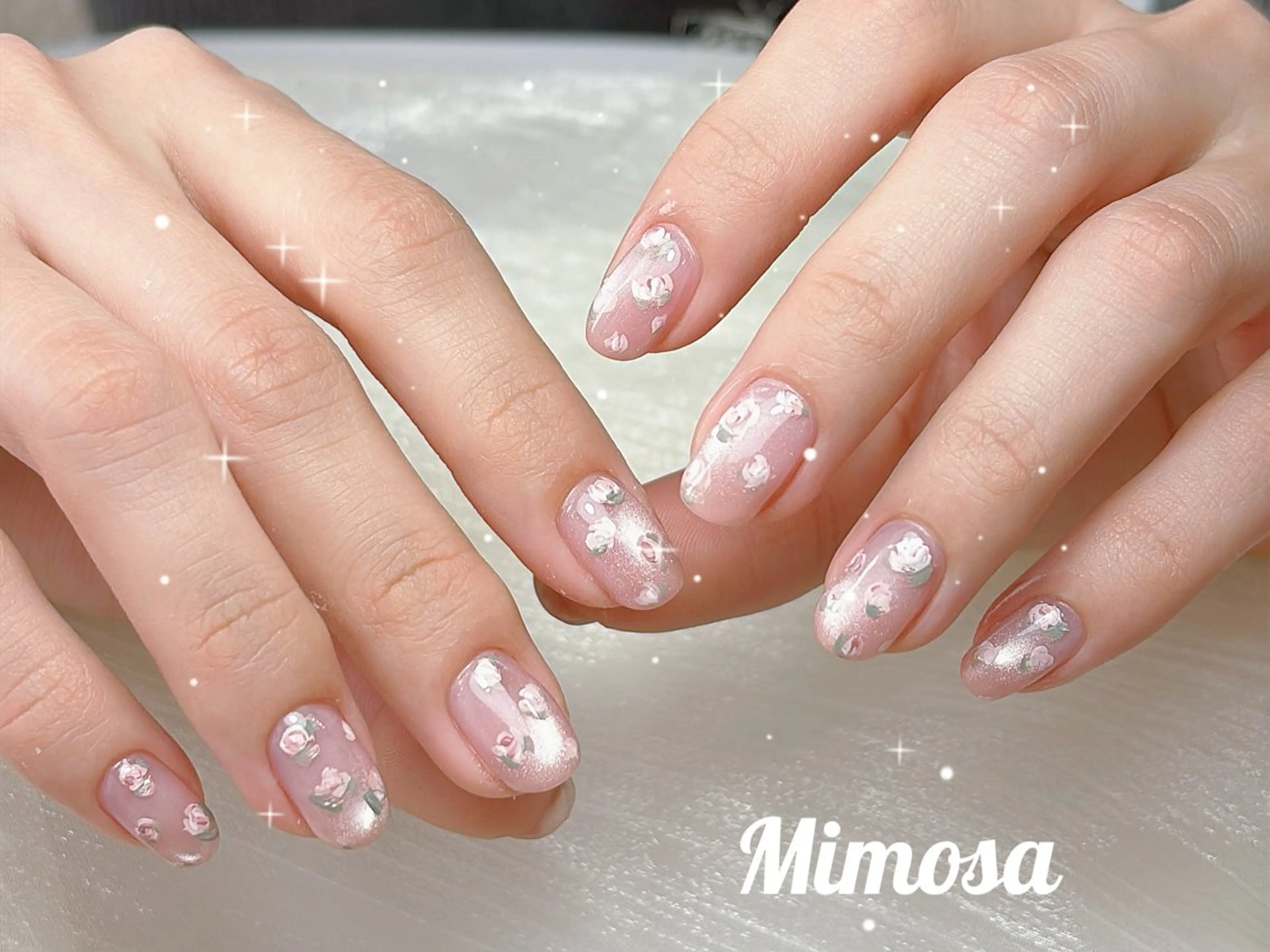 ネイル ハンドネイル 💛Mimosa💛 吉祥寺のネイルデザイン