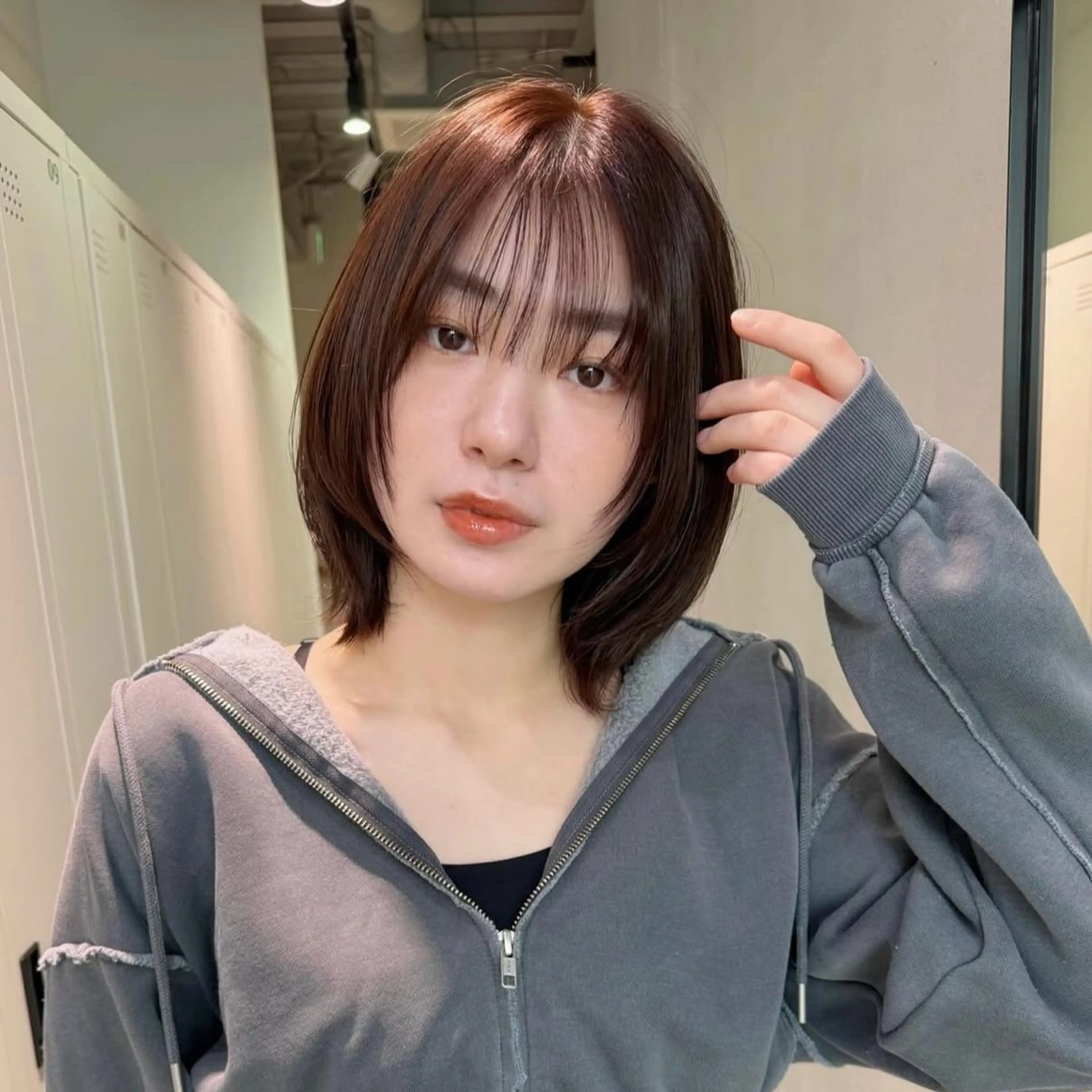 ミディアム ボブ ボブ/艶カラー /sora🌙✨️のヘアスタイル